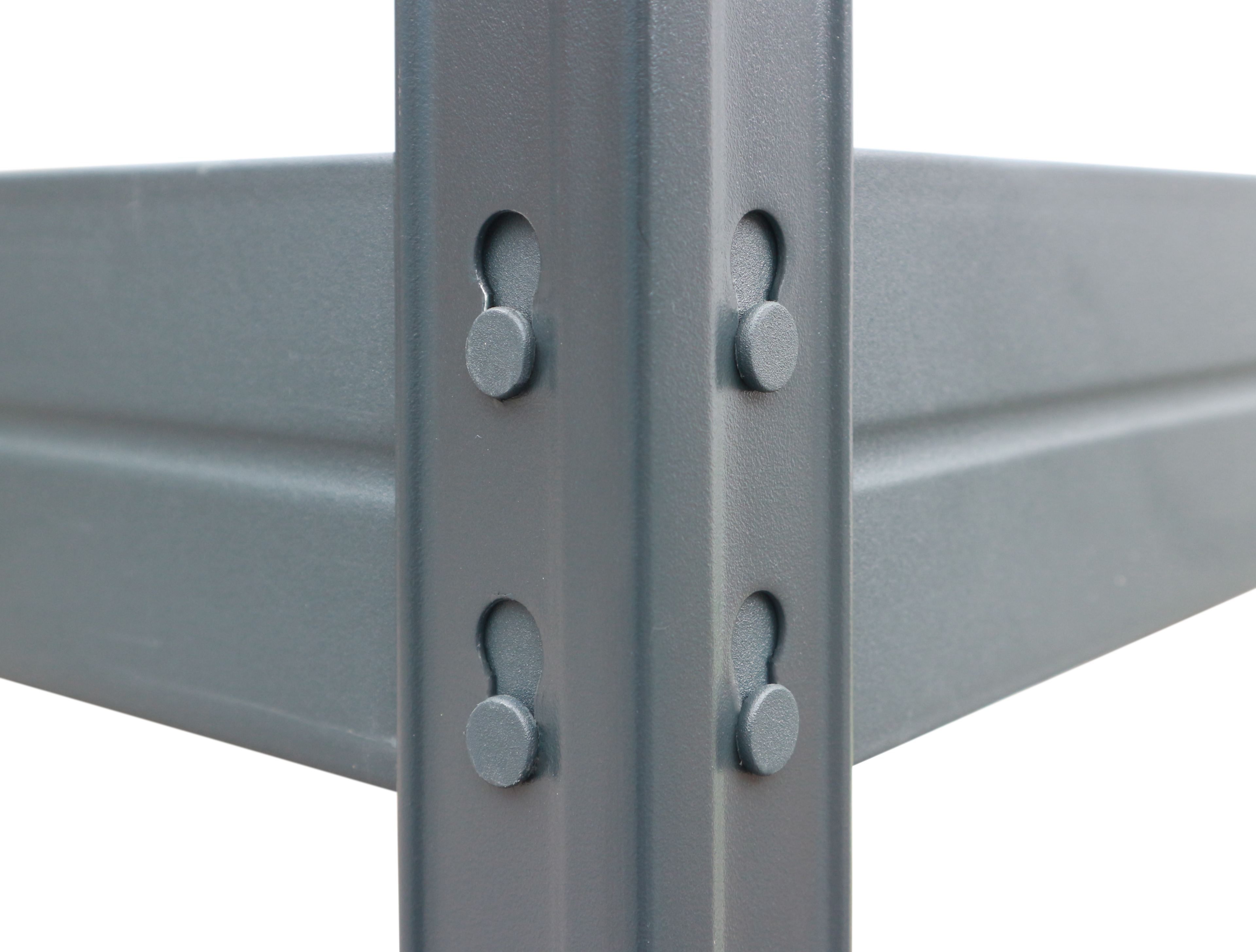 Estante metálica estrutura Stabil preta 4 prateleiras 180x180x60 cm 400 kg Ar Shelving - 3