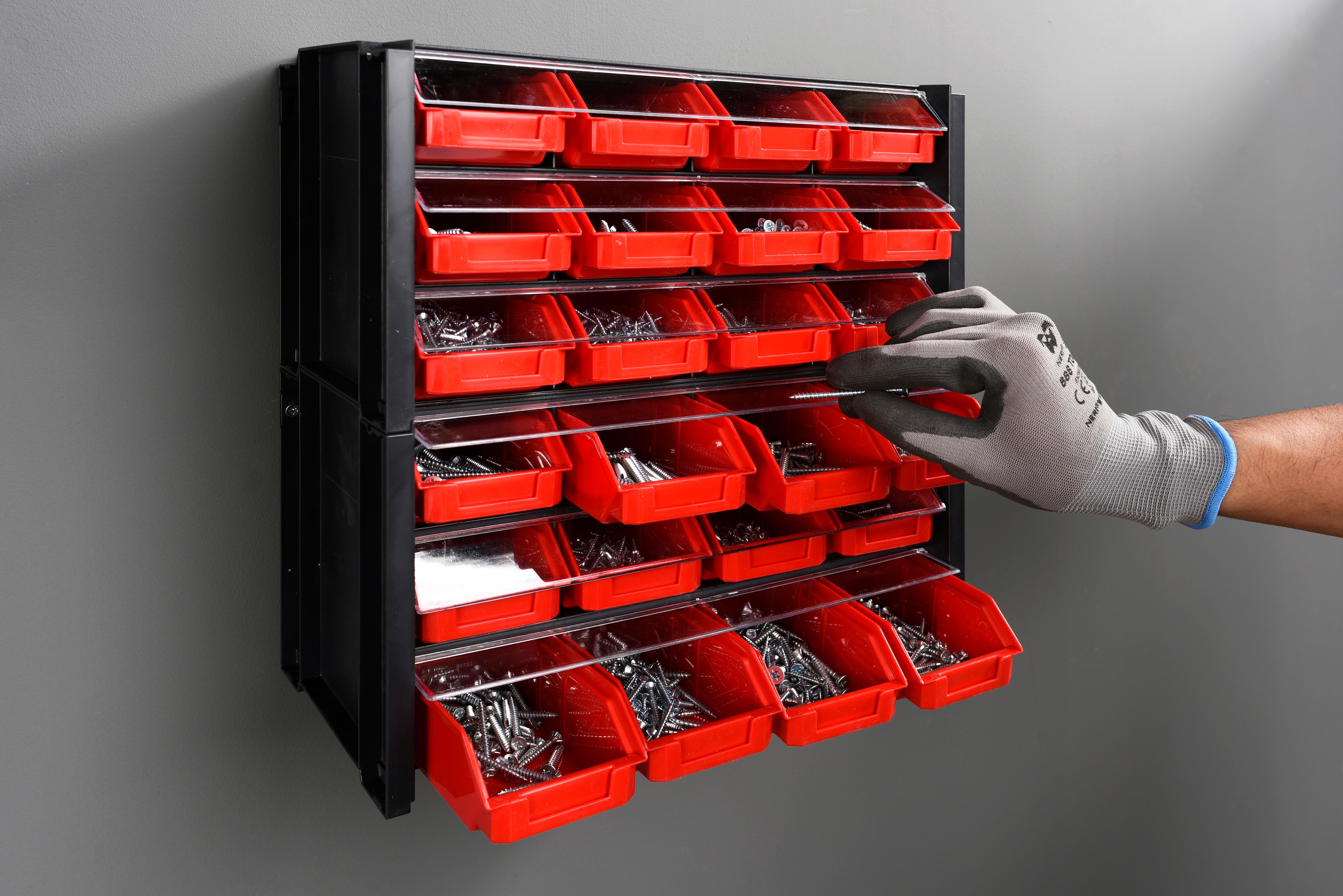 Módulo organizador empilhável com 12 divisões 19x36x17 cm Tayg - 17