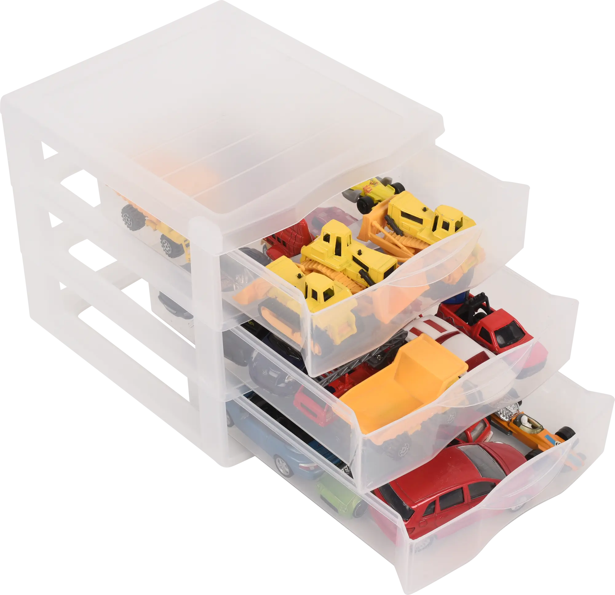 Bloco de gavetas ORGAMIX TRANSPARENTE 17X21X18 CM - 2