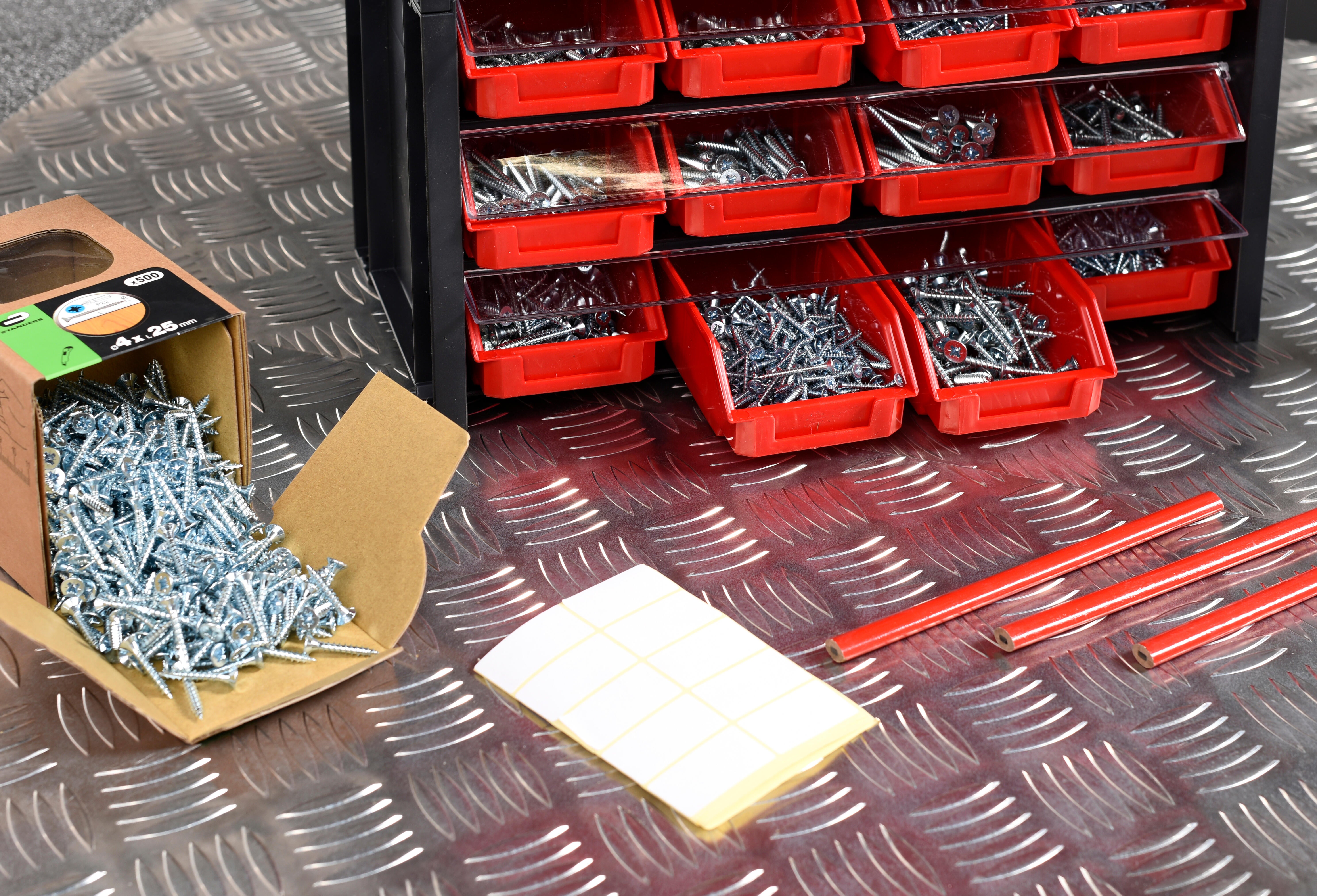 Módulo organizador empilhável com 12 divisões 19x36x17 cm Tayg - 4