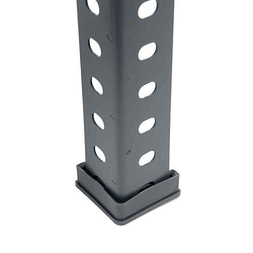 Kit 4 pés de plástico 4X4CM CINZA - 2