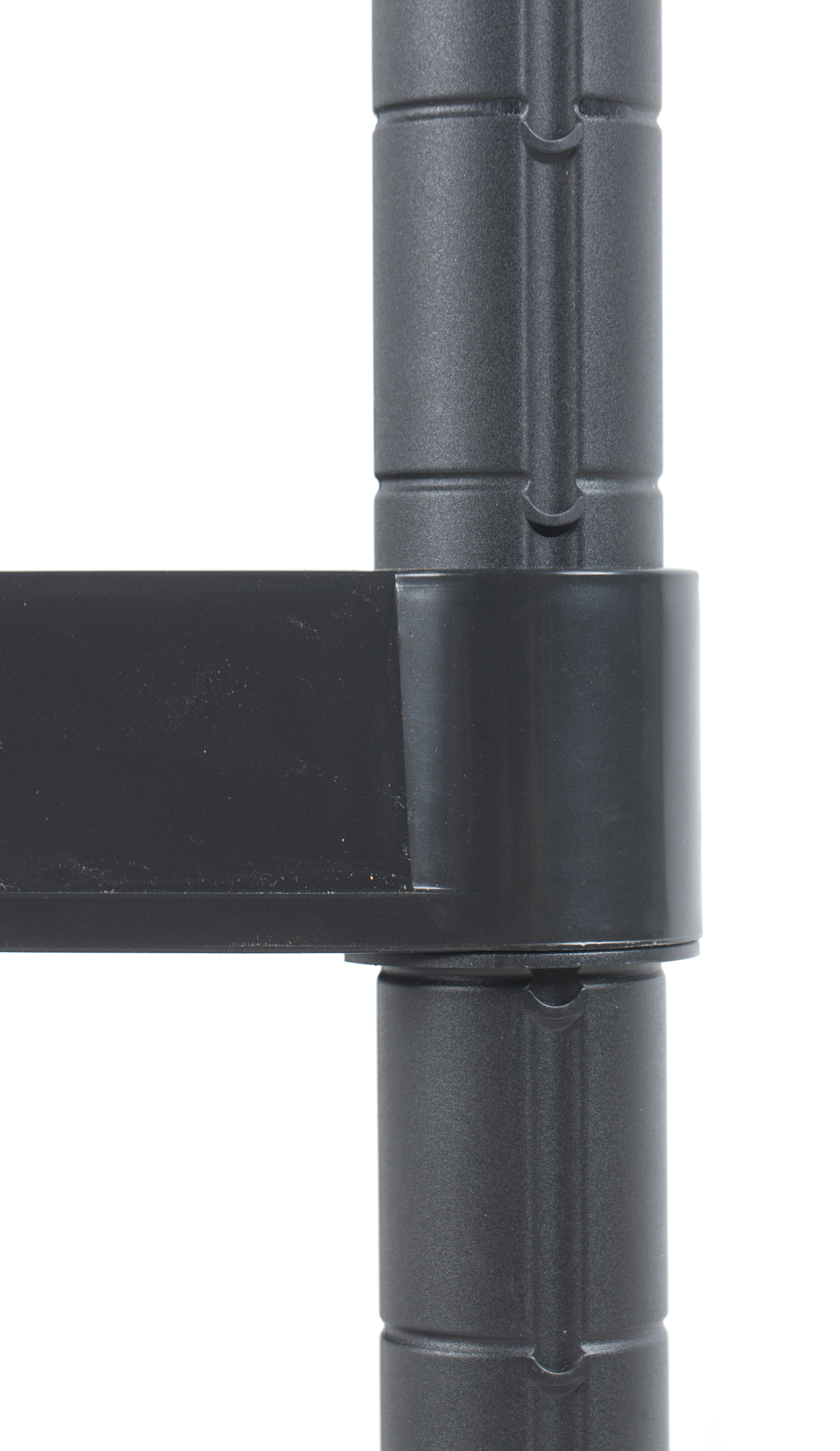 Estante em PVC preto 5 prateleiras 180x90x40 cm 200 kg Tayg Home - 19