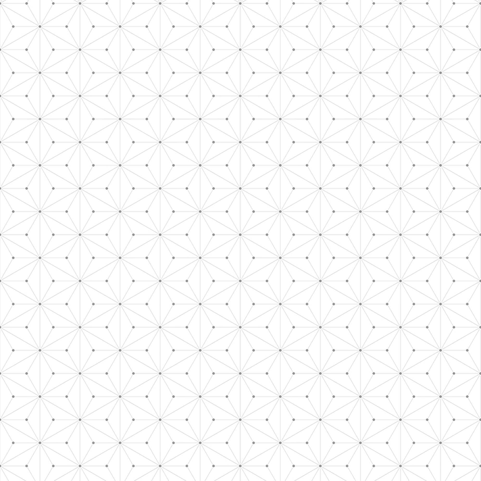 Revestimiento adhesivo mural blanco geometricas de 1 x 2m