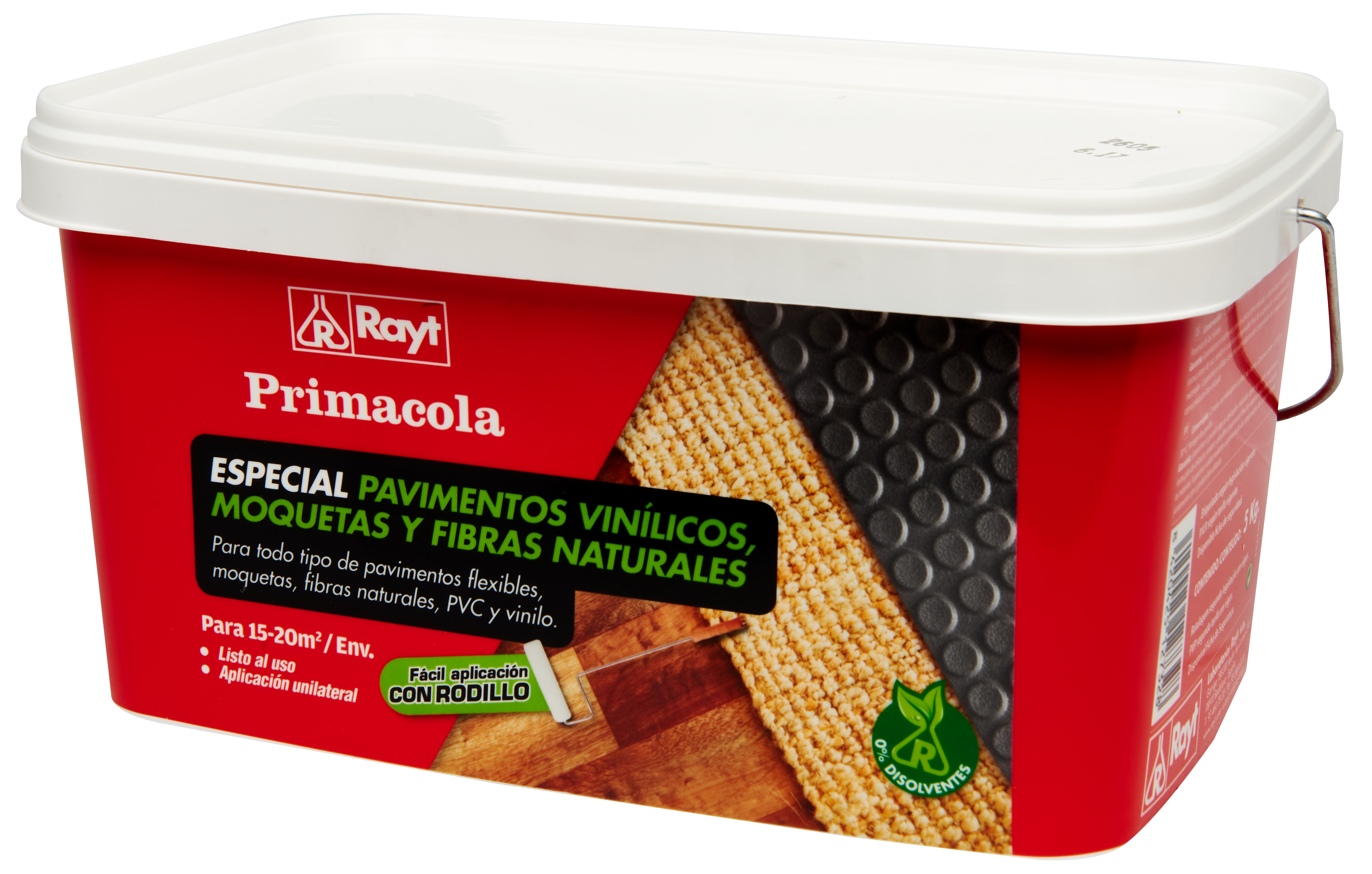 Bote de cola para pavimentos vinílicos, moquetas y fibras naturales de 5kg