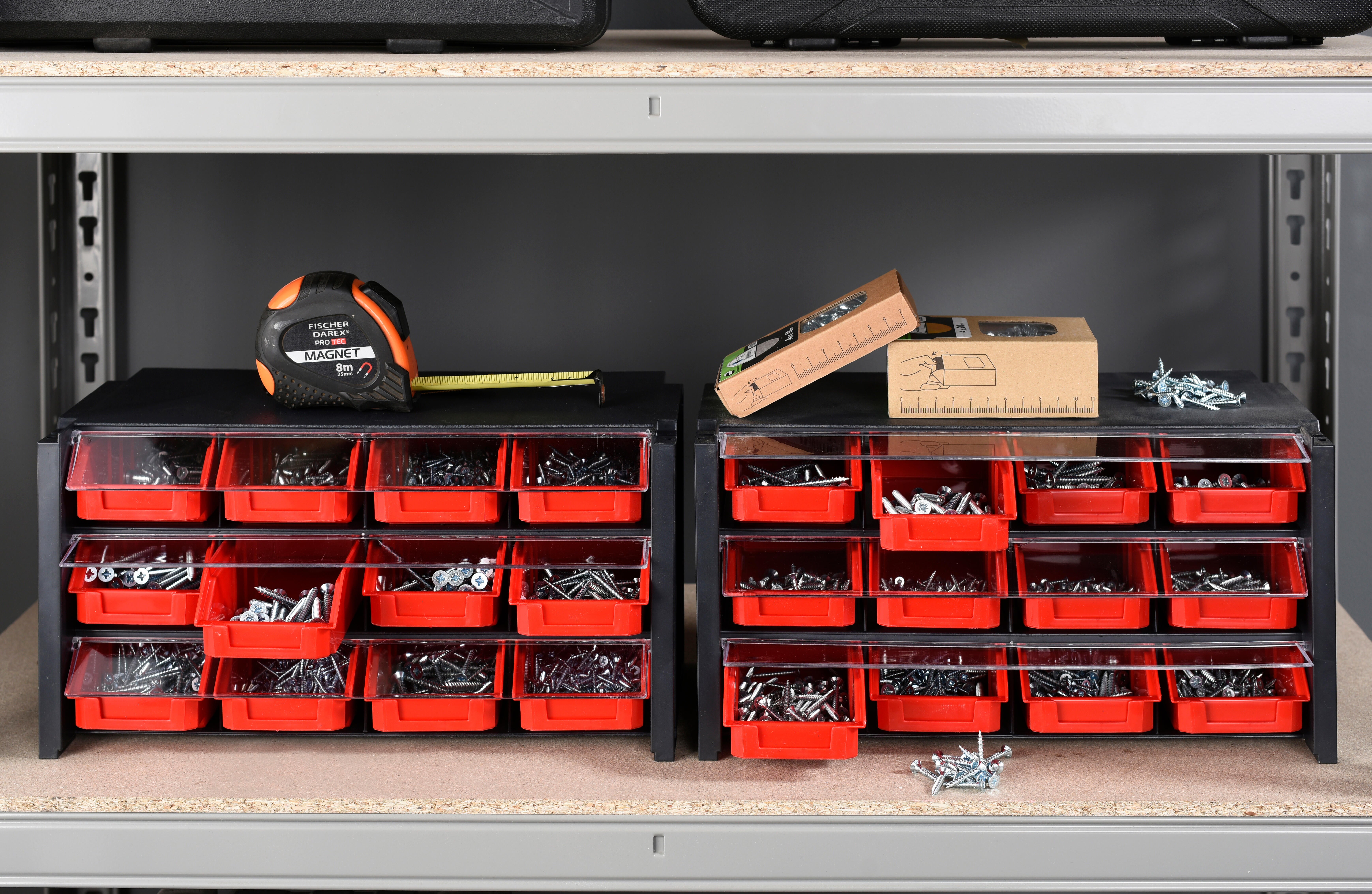 Módulo organizador empilhável com 12 divisões 19x36x17 cm Tayg - 11