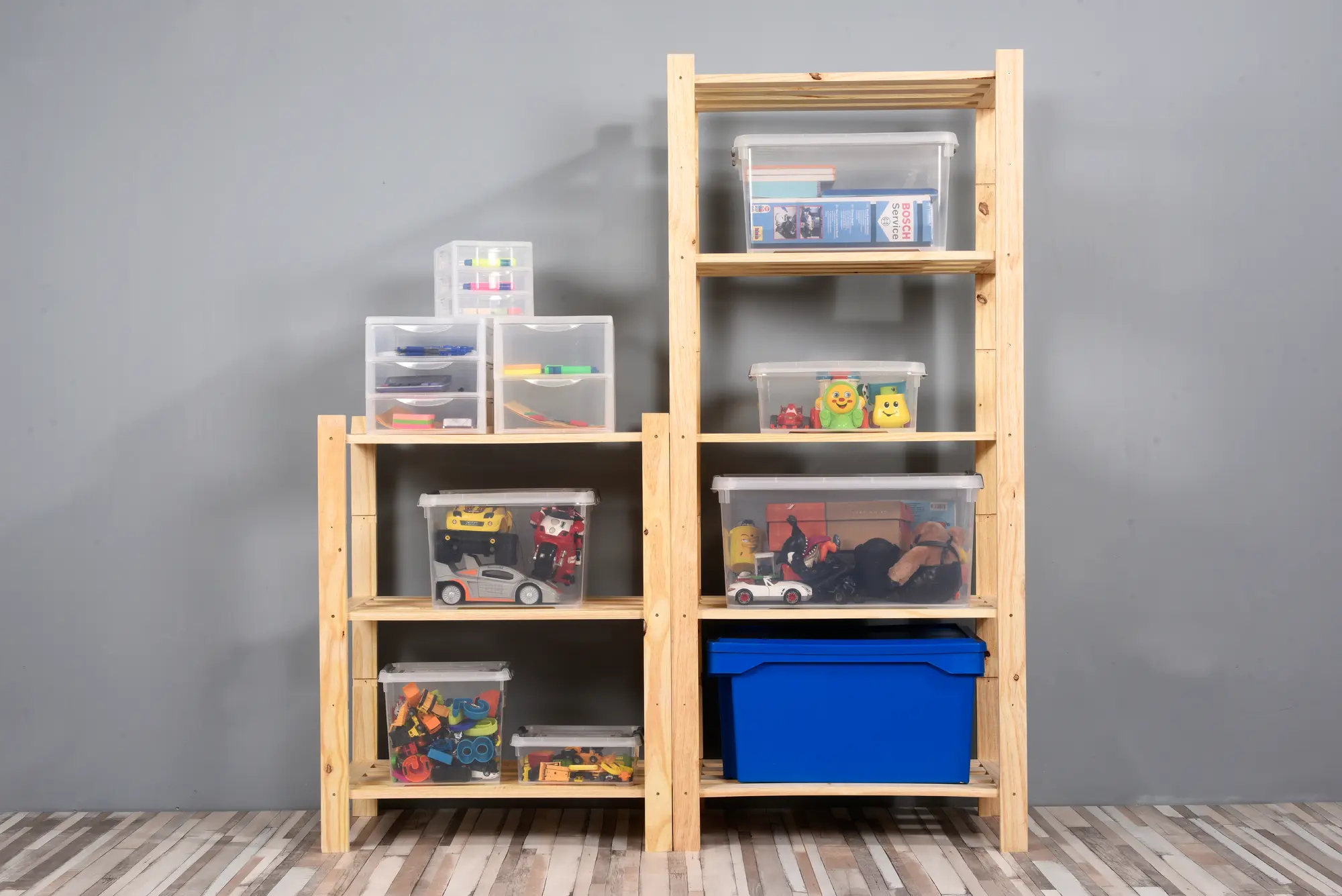 Bloco de gavetas ORGAMIX TRANSPARENTE 17X21X18 CM - 4