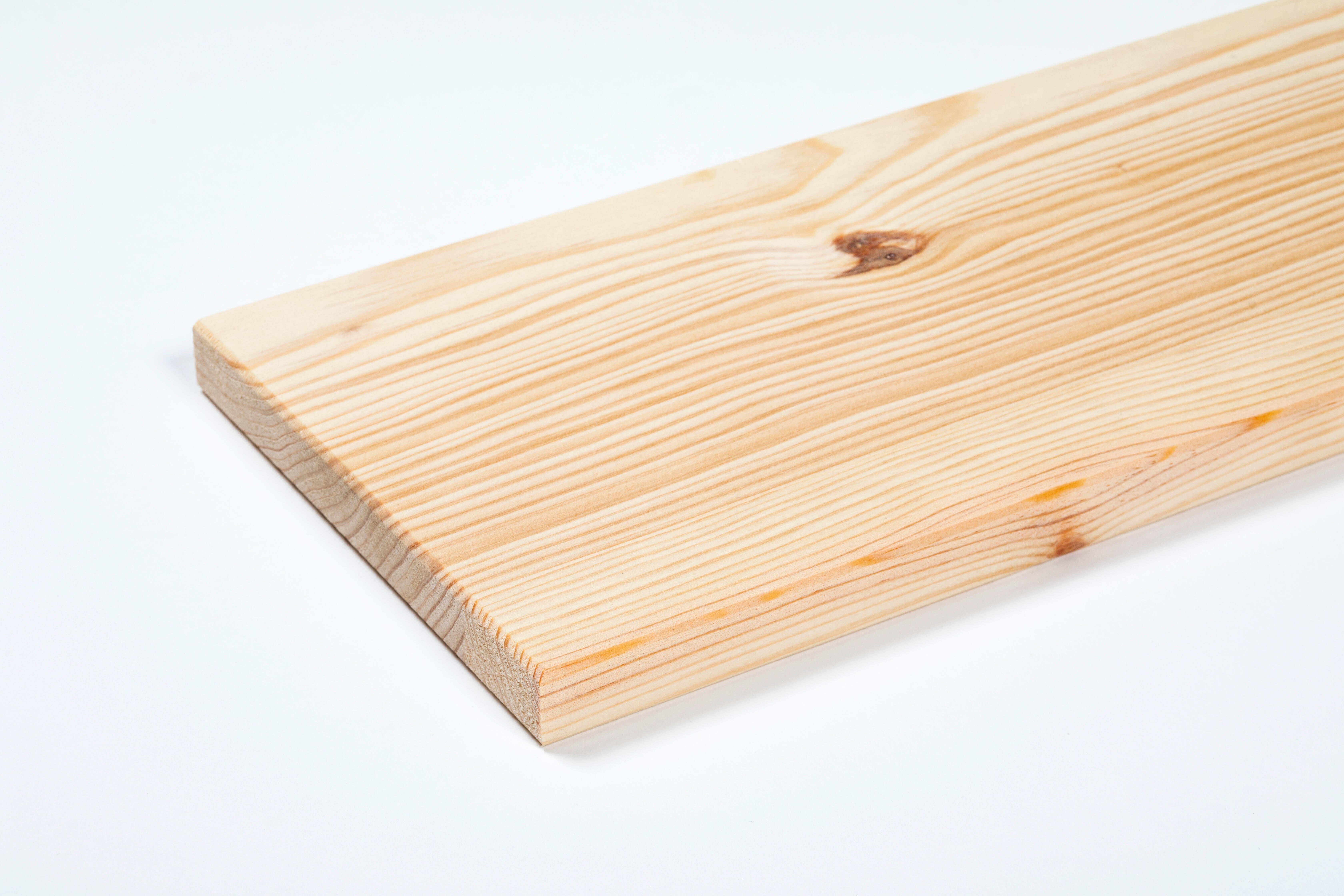 Balda rectangular en color pino de 18x80x1,8 cm y carga máx de 5 kg - 6