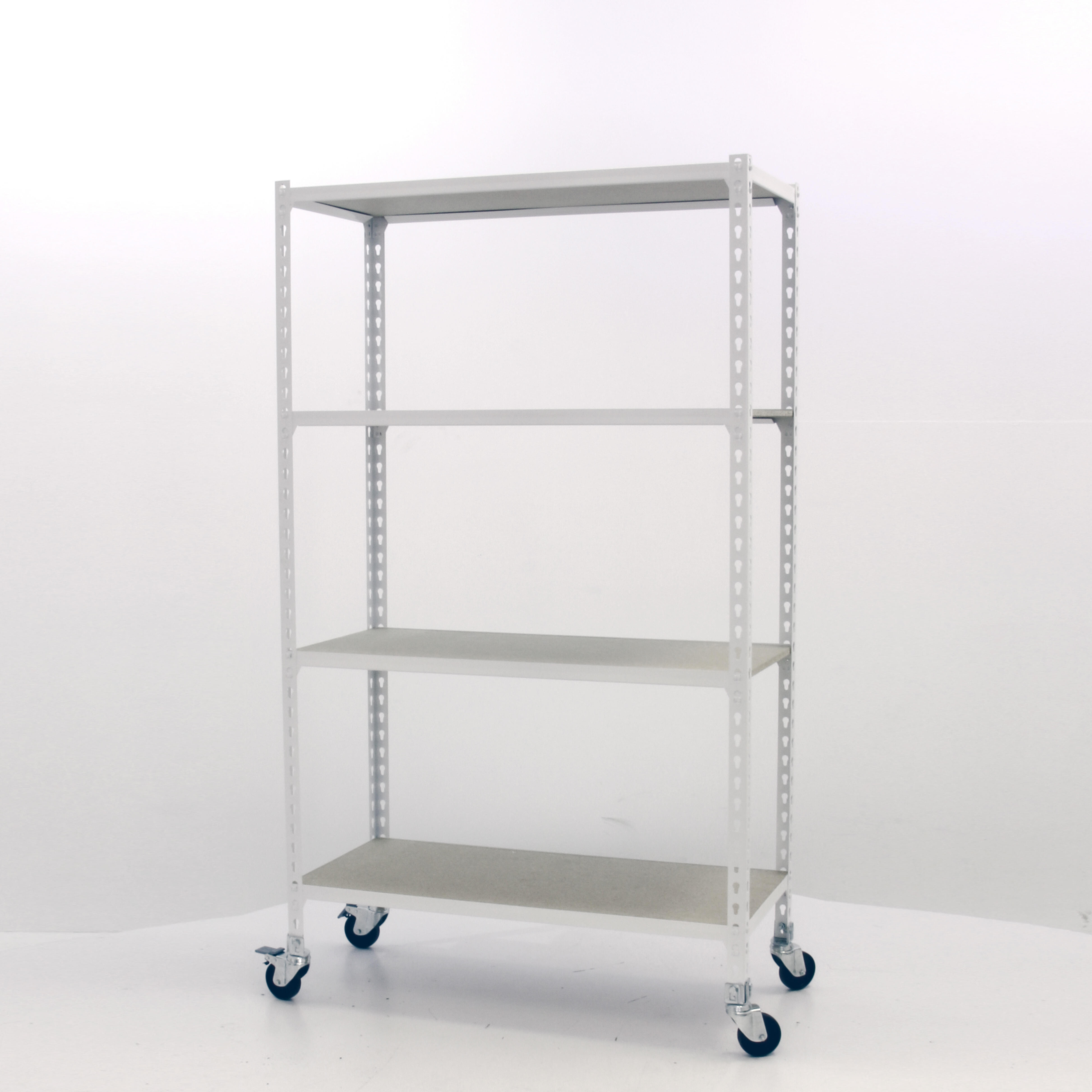 Estanteria sin tornillos maderclick movil blanca 4/30