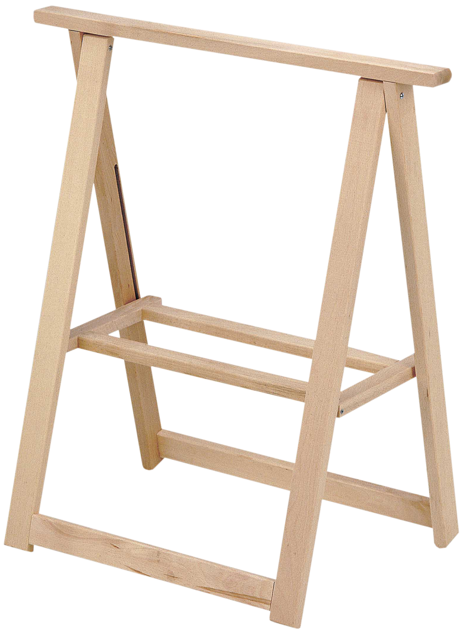 Caballete de madera marrón para decoracion 73cm