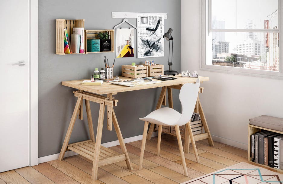 Mesa estudio caballete
