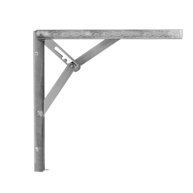 Escuadra abatible con 3 posiciones Gris brillante 30x30 cm