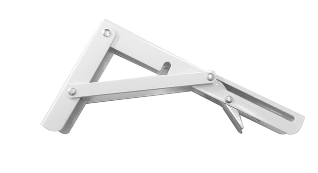 Escuadra abatible Blanco epoxi Alt. 11 x An 20 cm