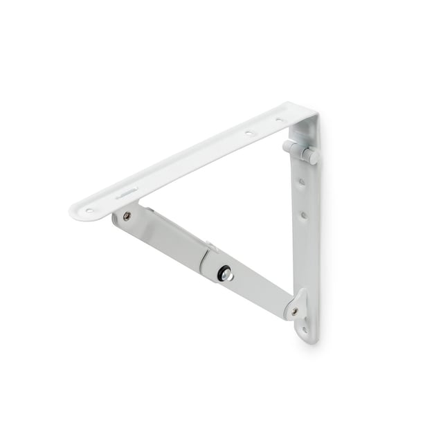 Escuadra abatible acero blanco Alt. 20 x An. 20 cm