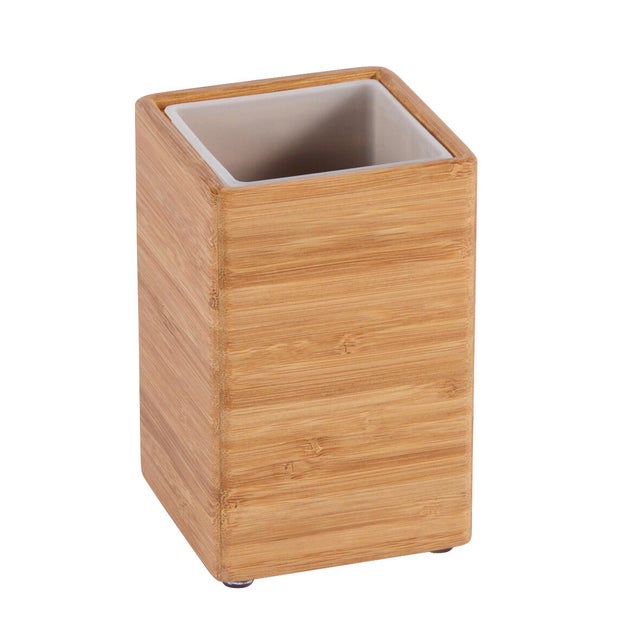 Gobelet de salle de bains Bambou naturel SENSEA