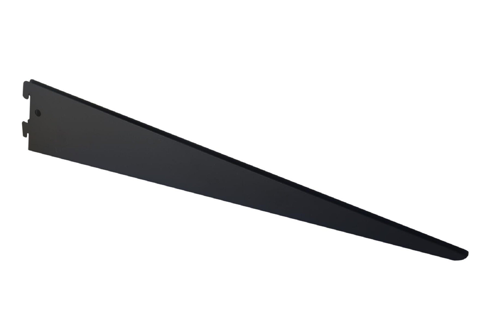 1 cartela para cremallera doble de acero negro 47 cm