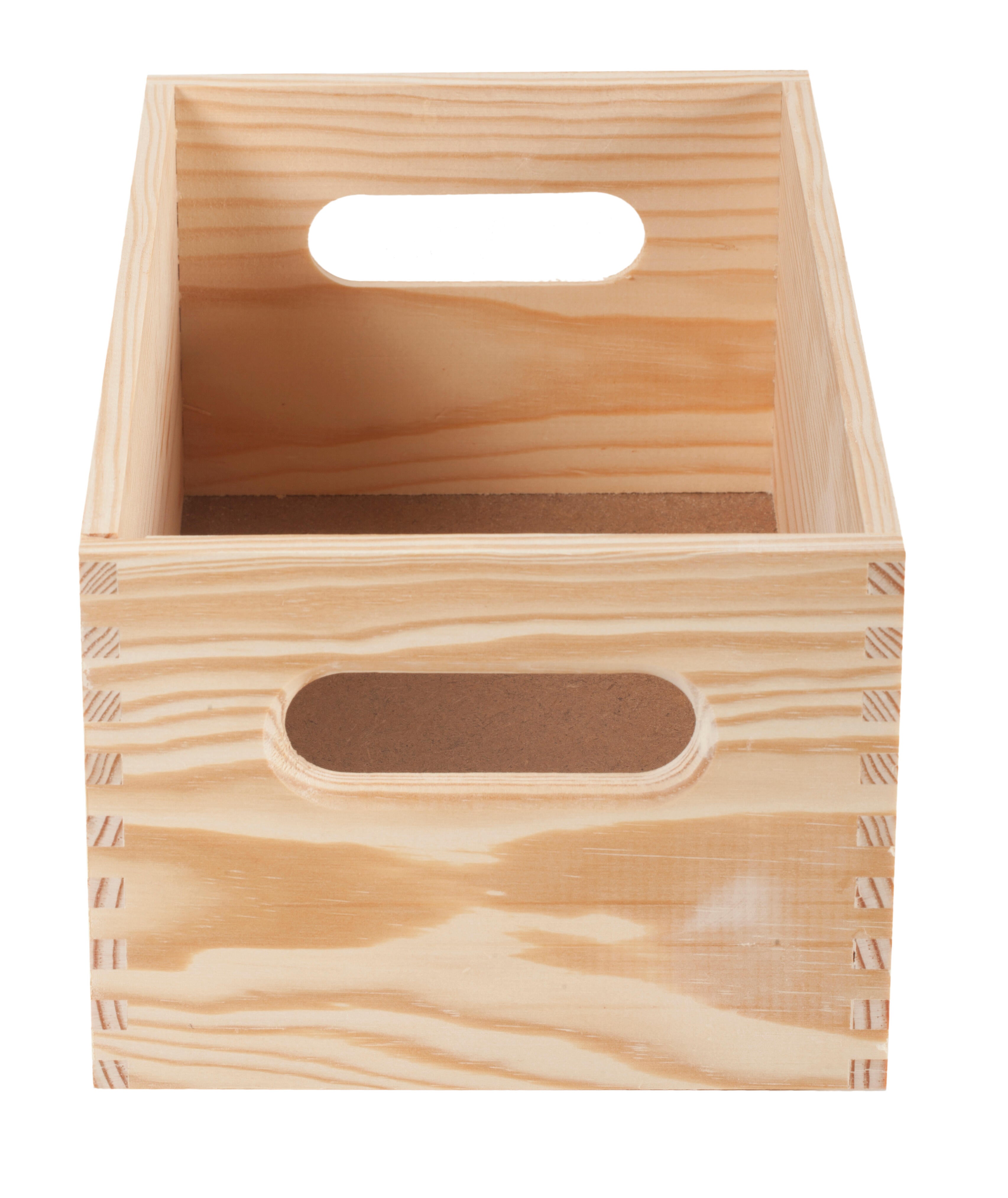 Caja de madera de 15x30x20 cm y capacidad de 9L - 3