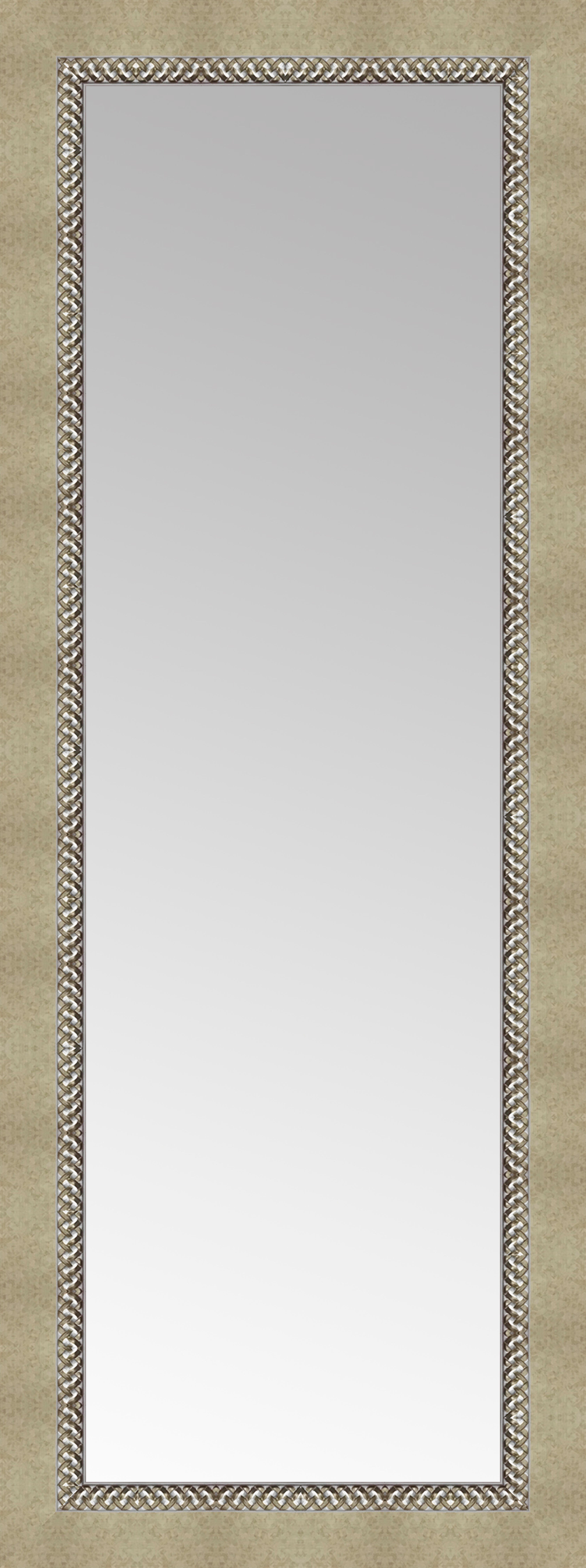 Espejo enmarcado rectangular alhambra dorado 59 x149 cm