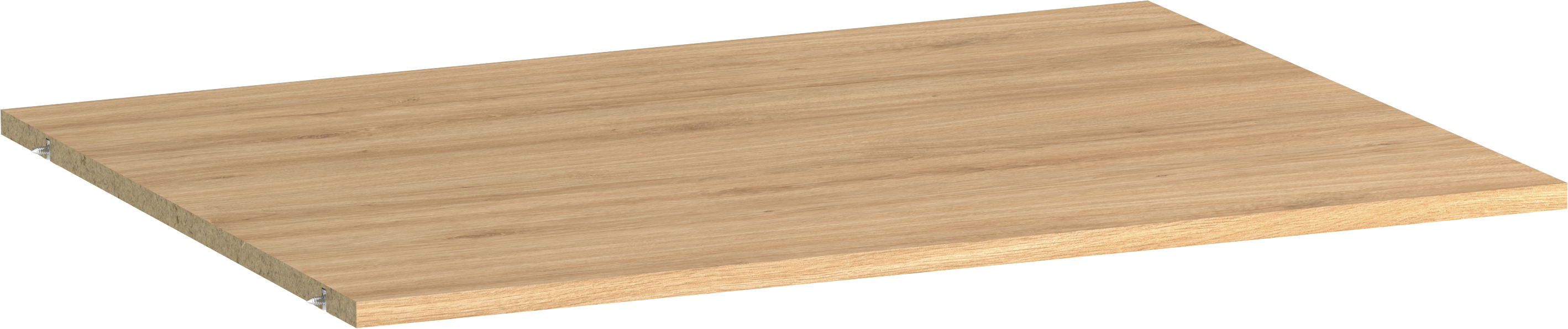 Pack 2 baldas para módulo de armario spaceo home roble 80x60x1.6cm
