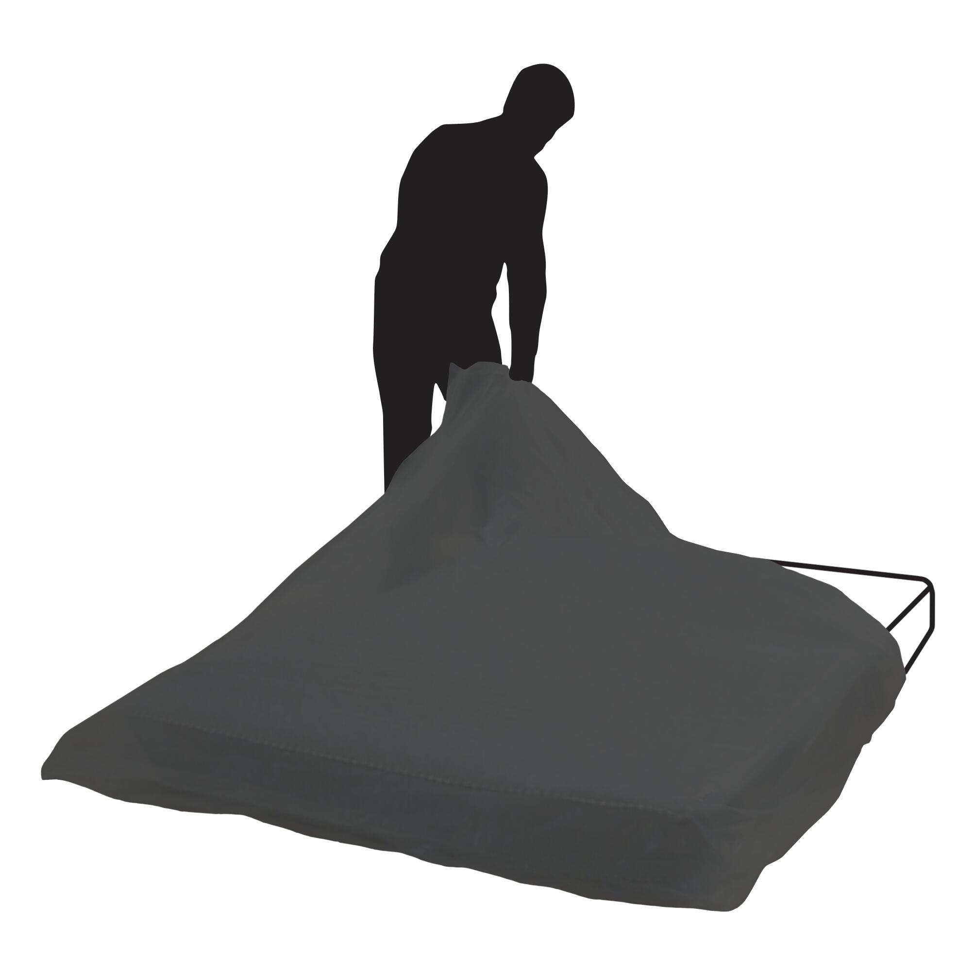 Telo protettivo in pvc L 160 cm Sp 2.2 mm nero - 2