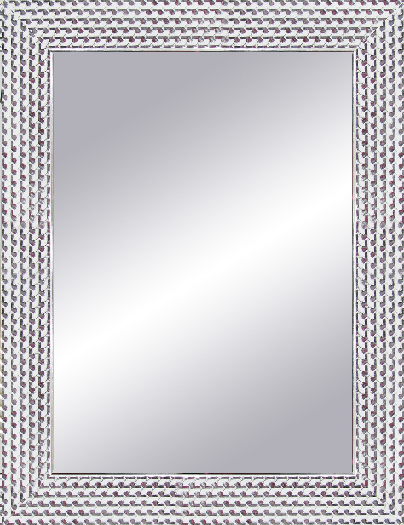 Espejo decorativo rectangular promo 80x120 cm plata