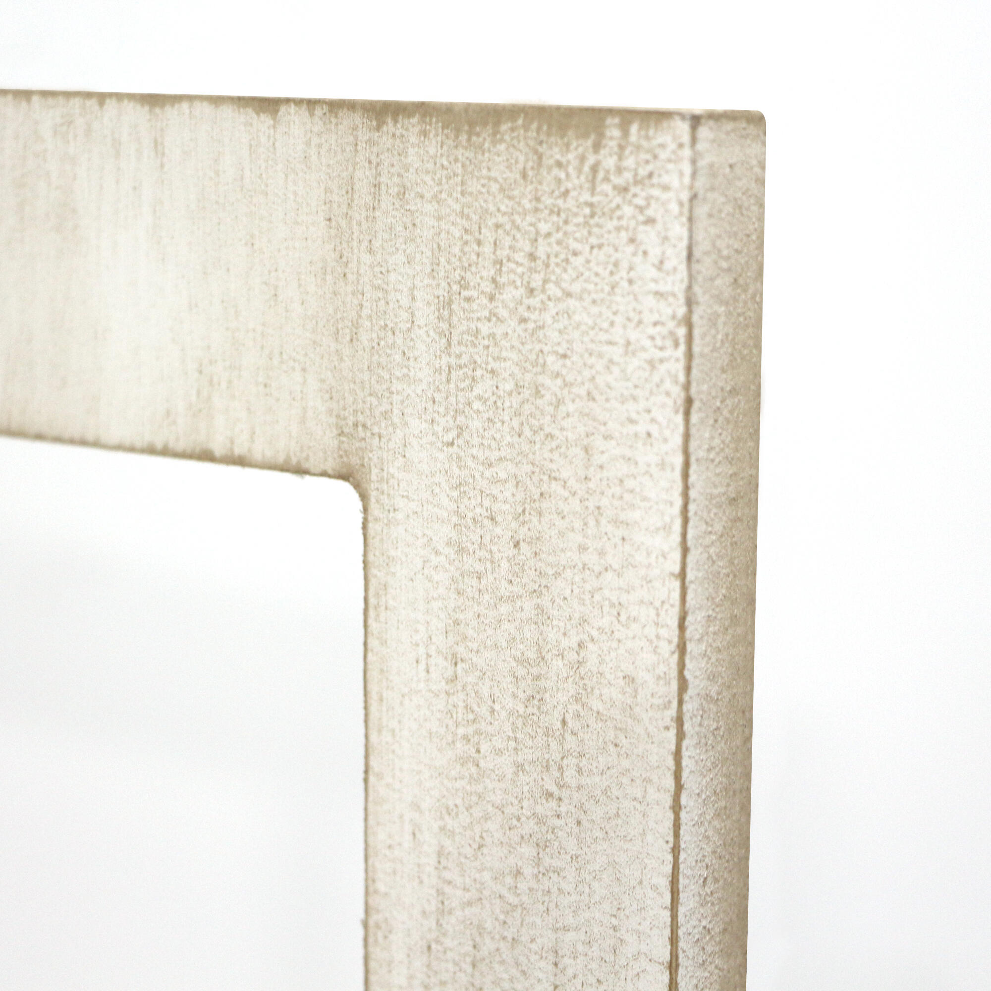 Espejo enmarcado de pared rectangular Romeo MDF blanco satinado de 70 x 100 cm - 5