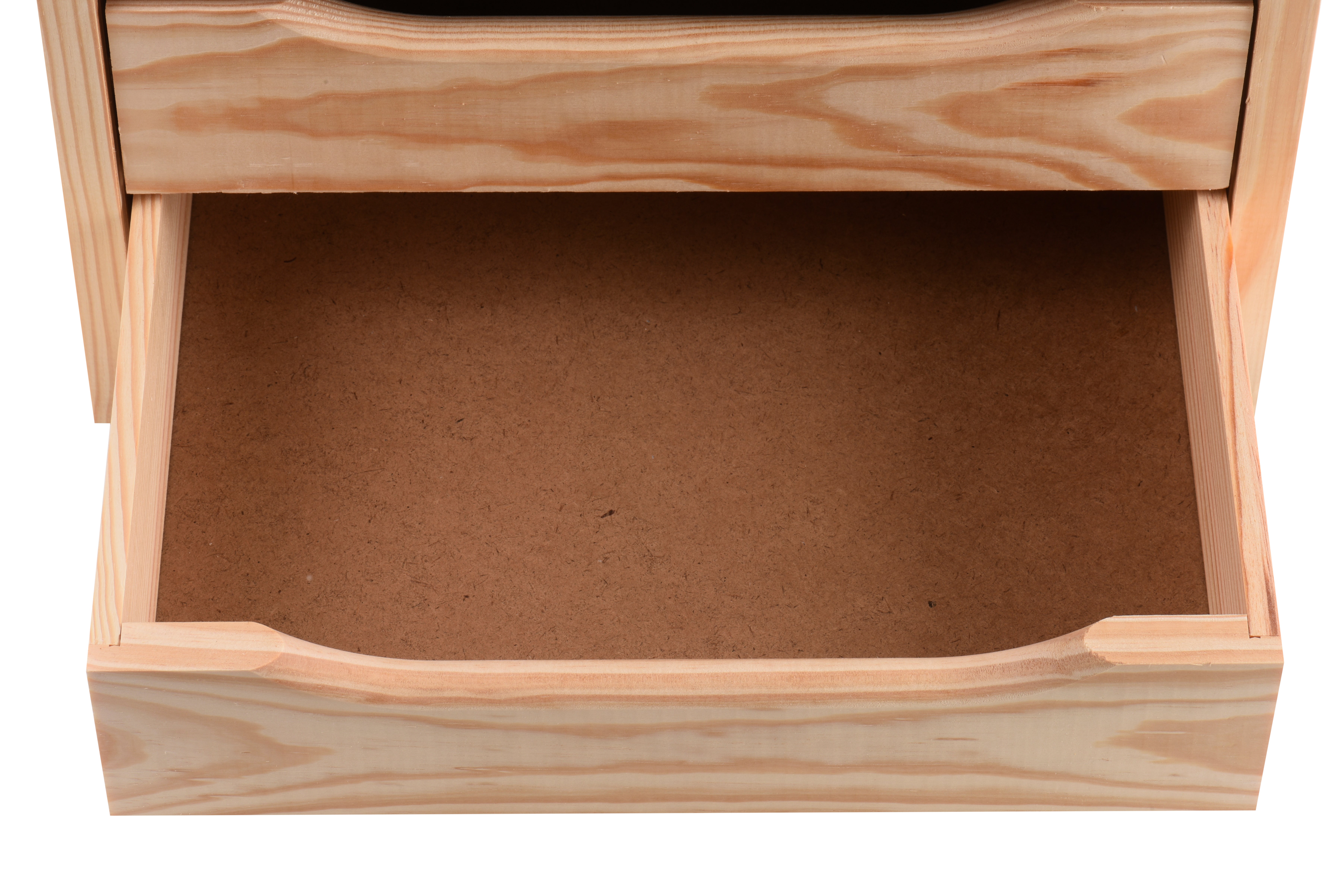 Bloco 3 gavetas pinho 39x30x29,5 cm Decobloc - 7