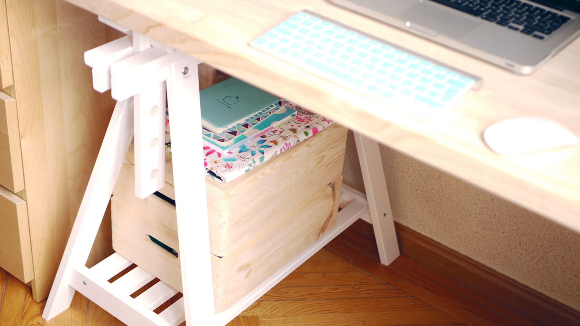 Caixa de madeira CREATIVE 60X40X23CM - 9