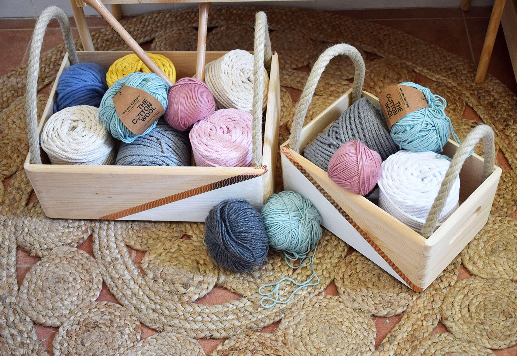 Caixa de madeira CREATIVE 60X40X23CM - 7