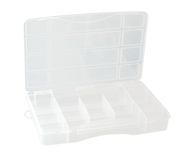 Caixa organizadora com 16 divisórias plástico 5x30x20 cm Tayg 300-16