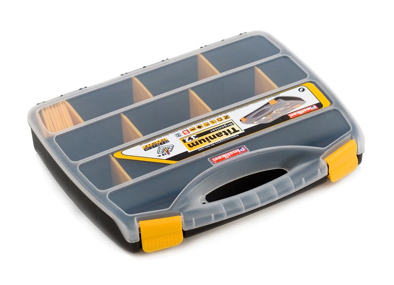 Estuche para tornillos de 26x5x32 cm con 22 huecos