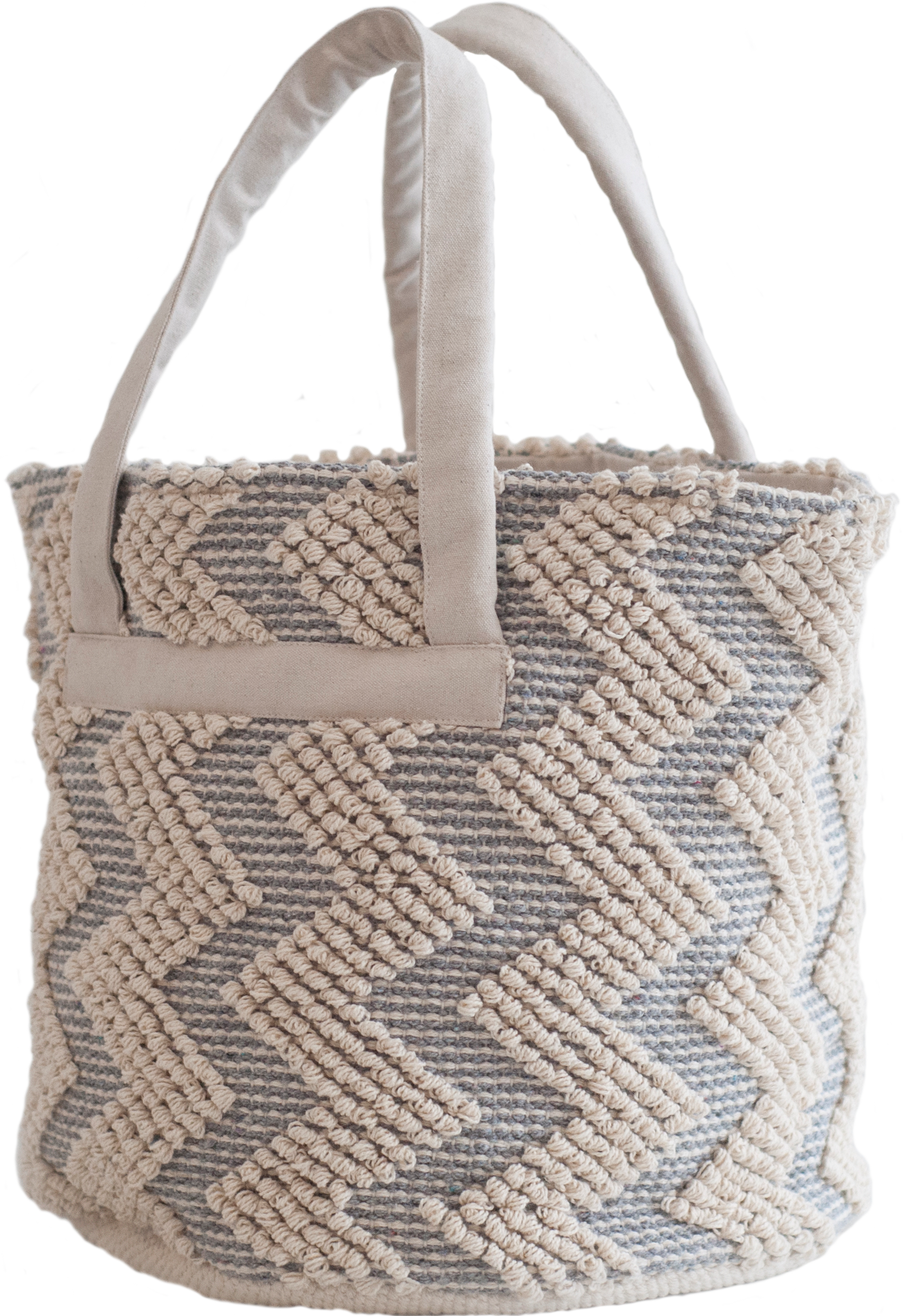 Cesta plegable de algodón de 30x30x30 cm