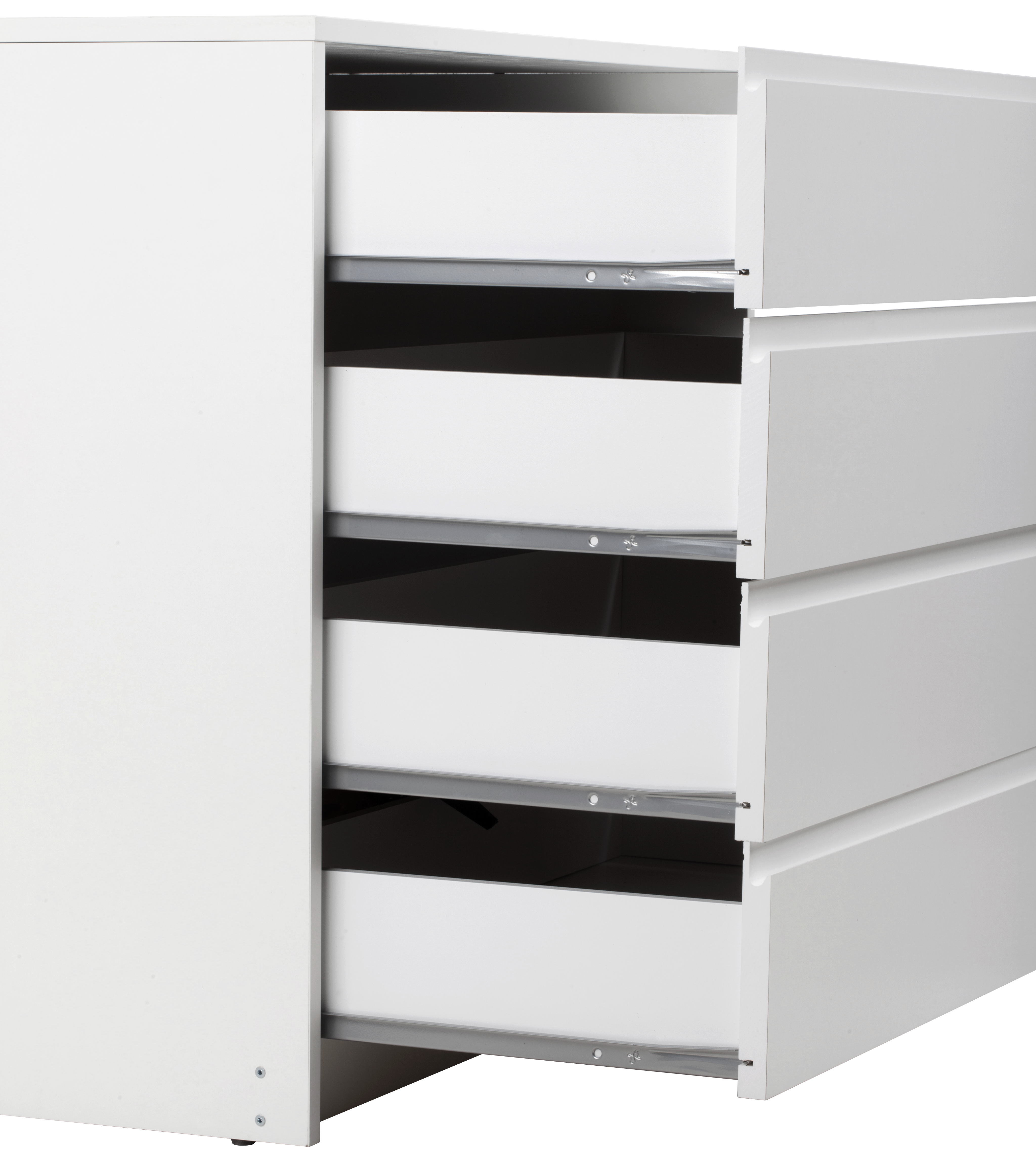 Cómoda 4 GAVETAS 74X80X45CM BRANCO - 4
