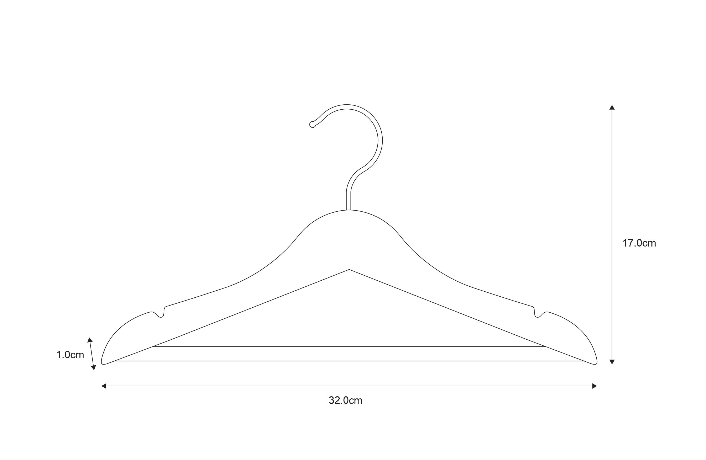 Pack 4 cabides criança branco SPACEO - 8