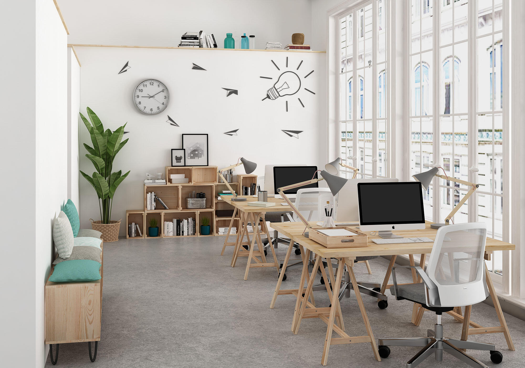 Caixa de madeira 40X30X7CM - 9