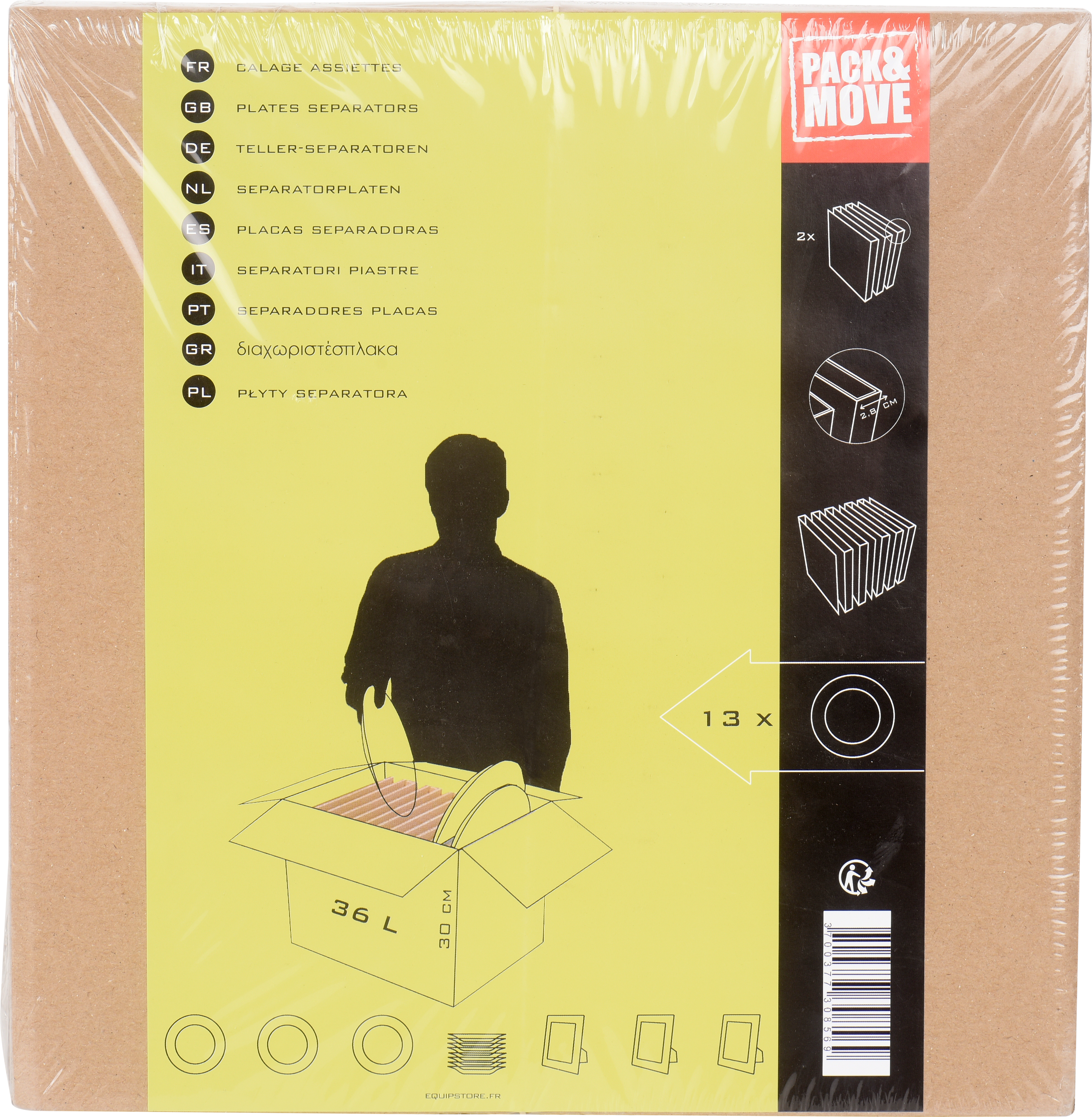 Kit de proteção PRATOS SEPARADOR - 6