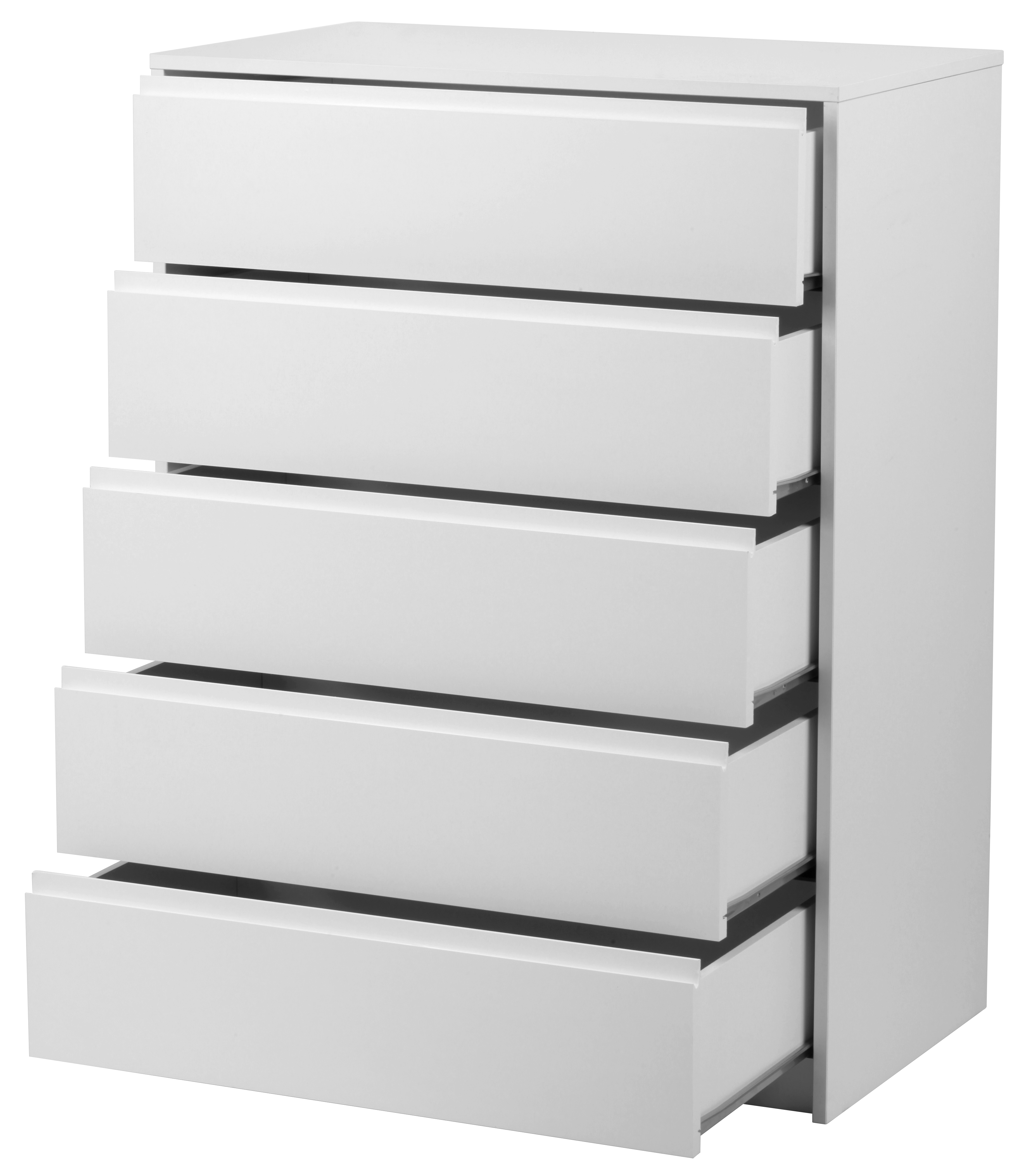 Cómoda 5 GAVETAS 109X80X48CM BRANCO - 2