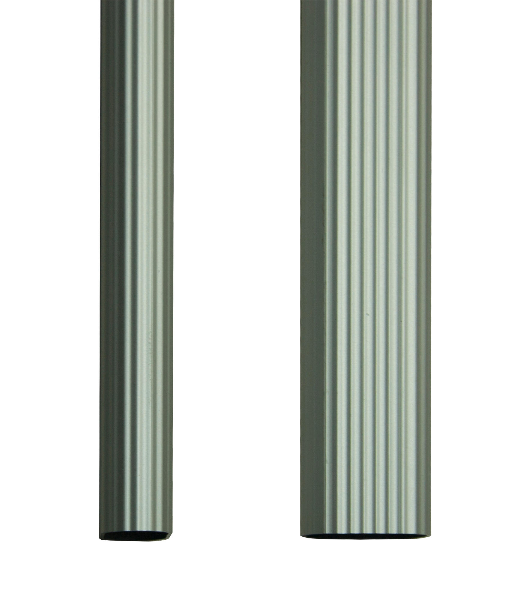Barra armario ovalada de 200 m de largo y 30 x 15 mm ø