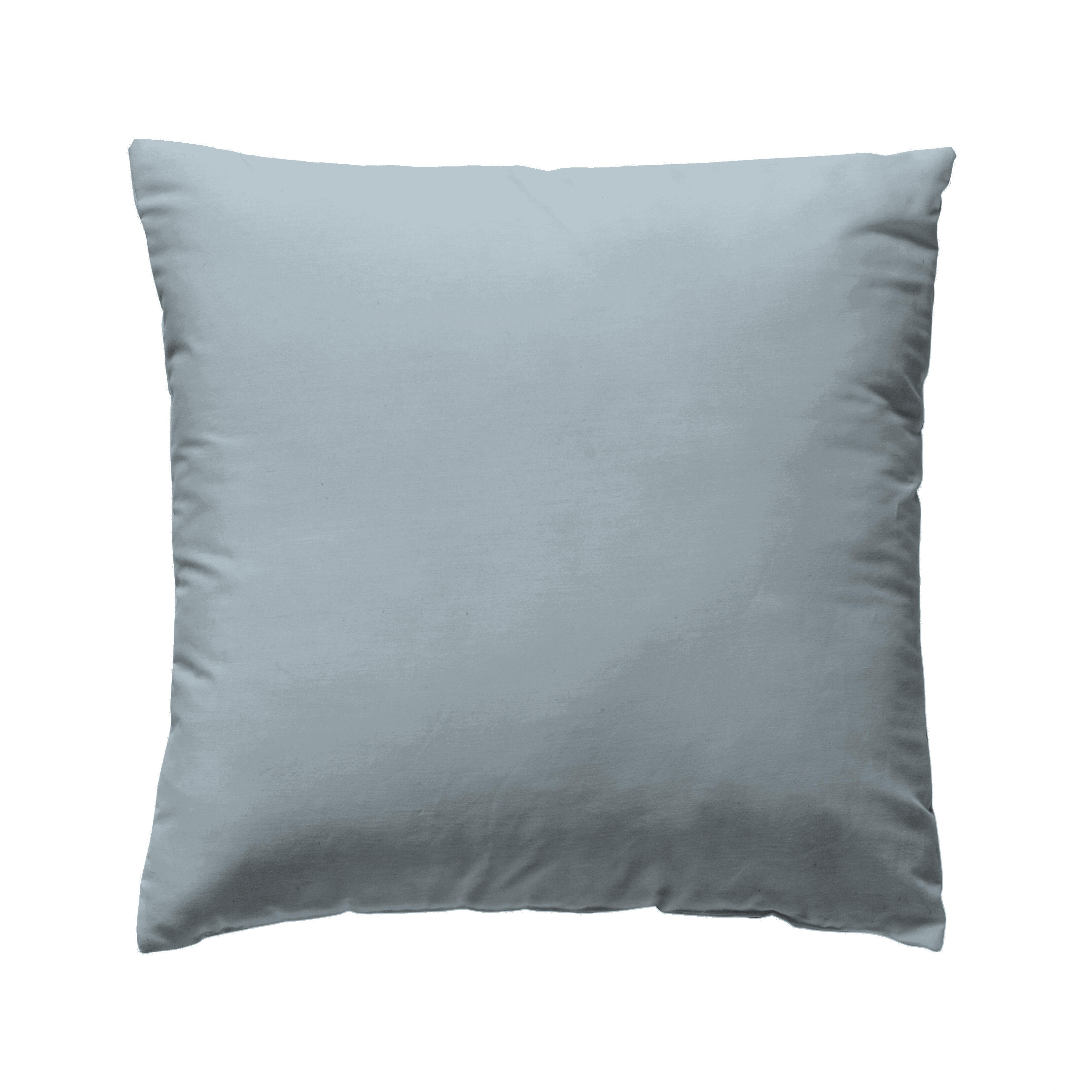 Funda para cuadrante de cama wash garment percal 200 hilos blue berry 60x60 cm