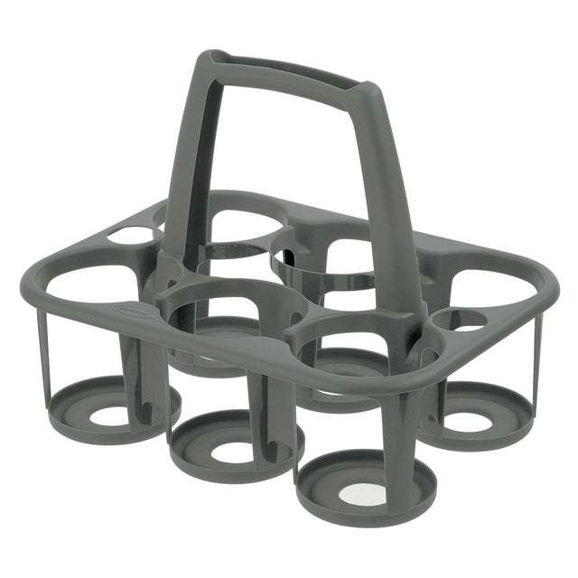 Portabottiglie Cover Line da 6 bottiglie in polipropilene nero L 34 x H 27 x Sp 26 cm