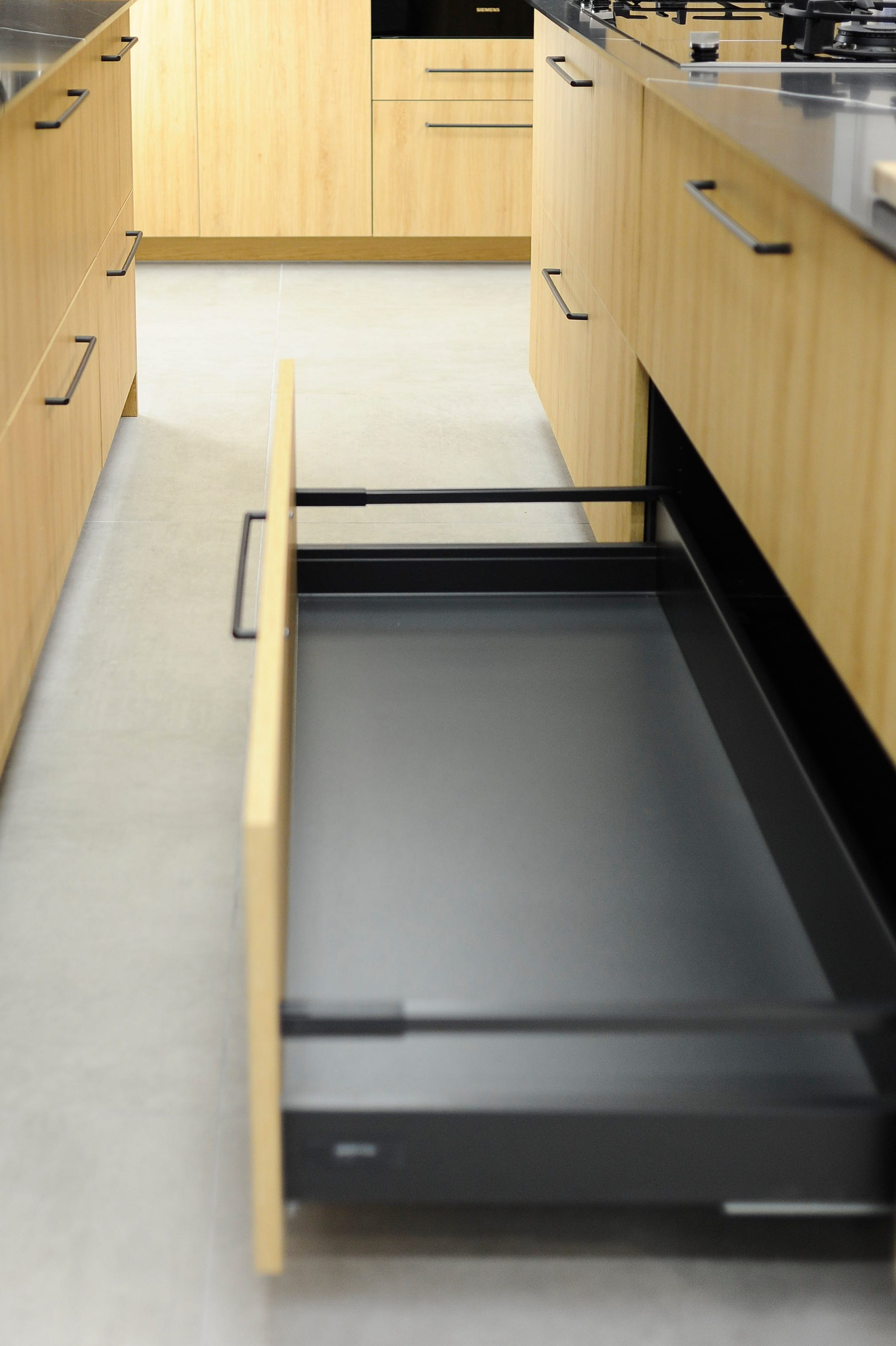 Kit interior de gavetão Delinia 120 cm cinza - 10