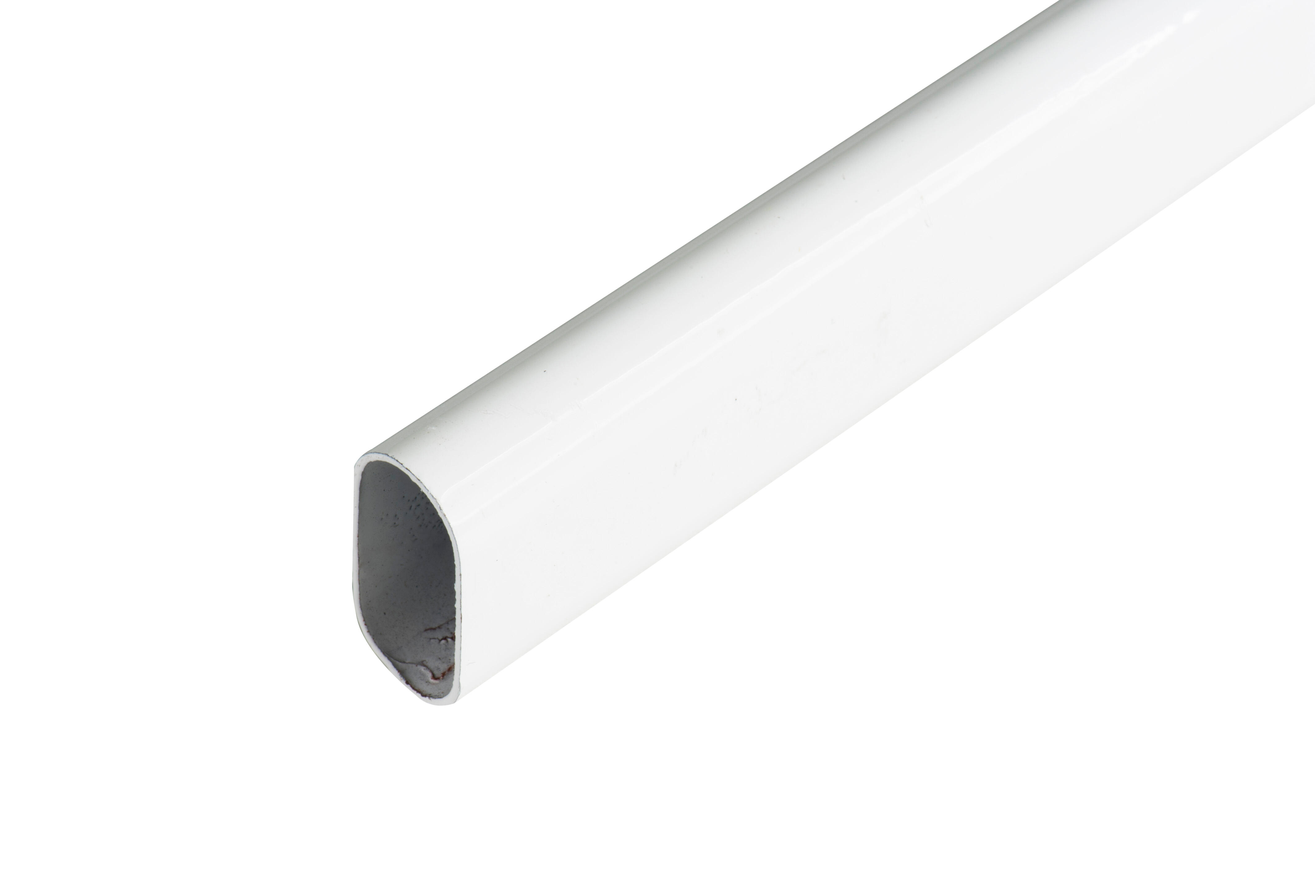 Barra armario ovalada de 1 m de largo y 30 mm ø - 5