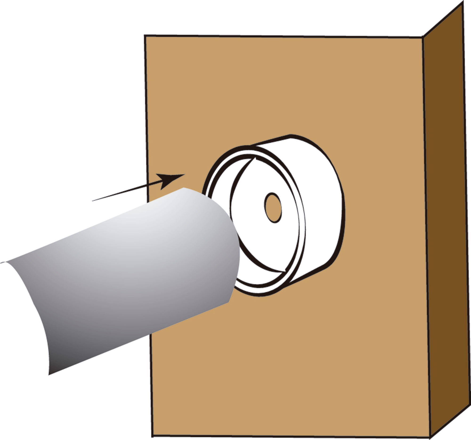 Soporte y remate para barra de armario Lateral SPACEO de Aluminio Plata - 6