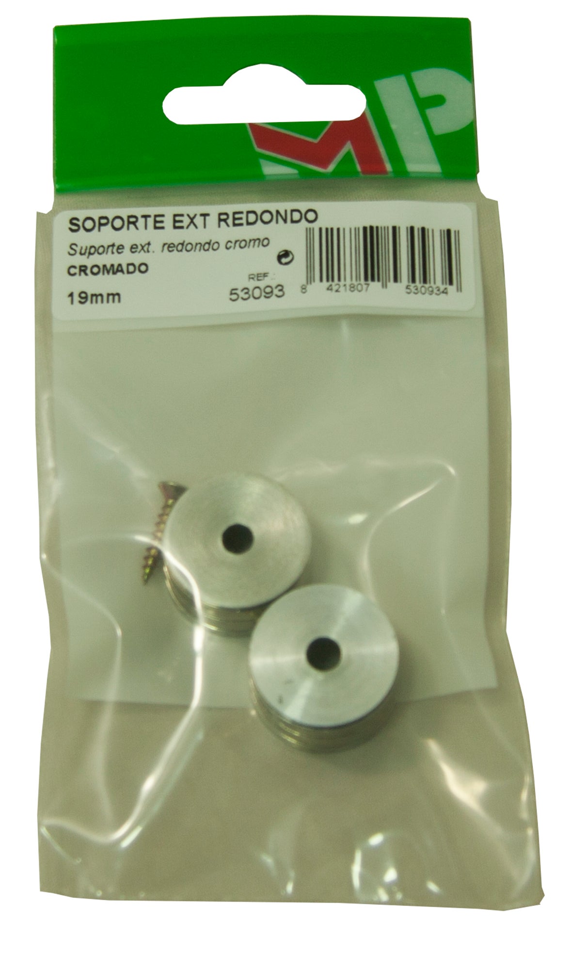 Soporte y remate para barra de armario Lateral SPACEO de Aluminio Plata - 7