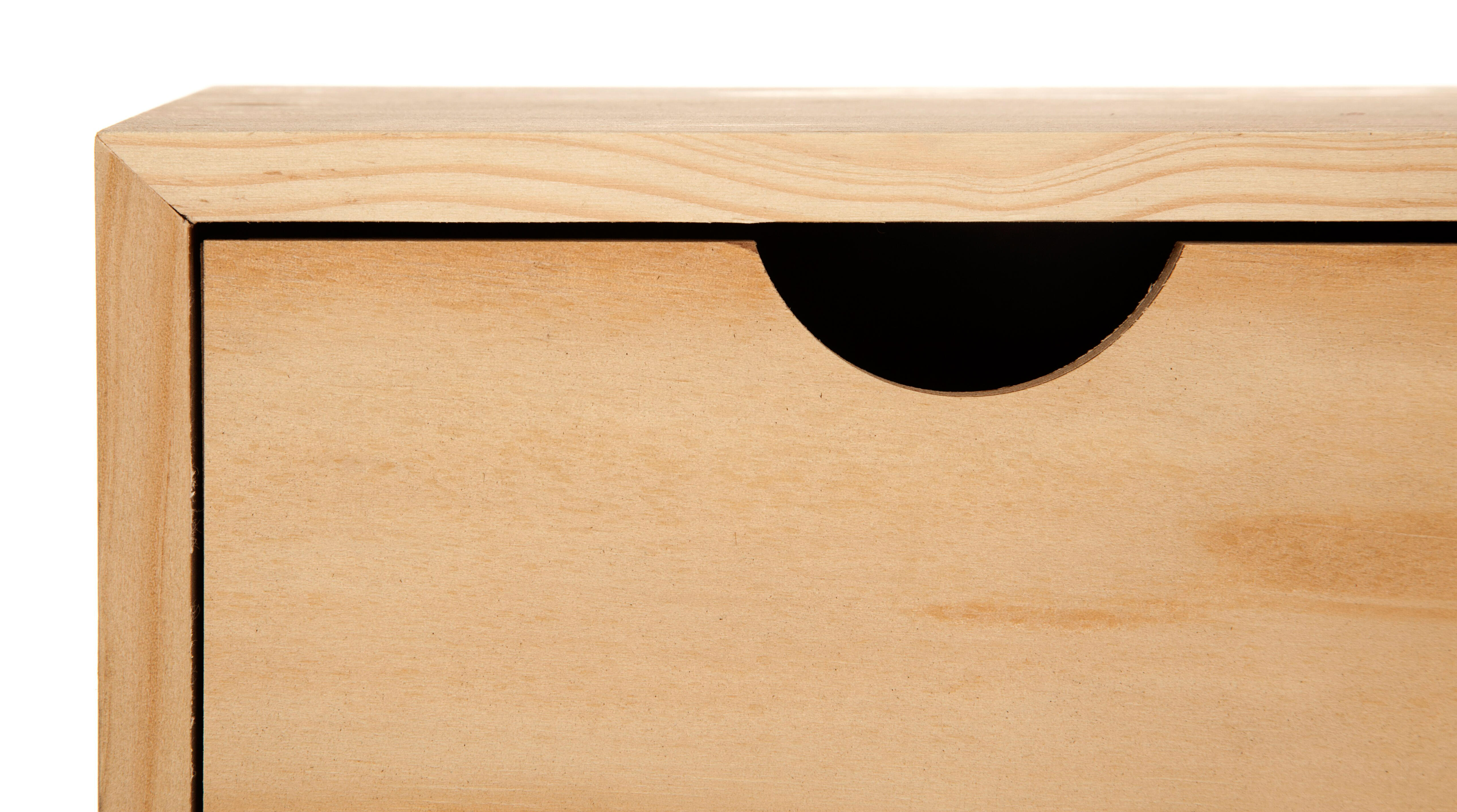 Cajonera de madera  de 18.5x40x20cm y capacidad l - 10