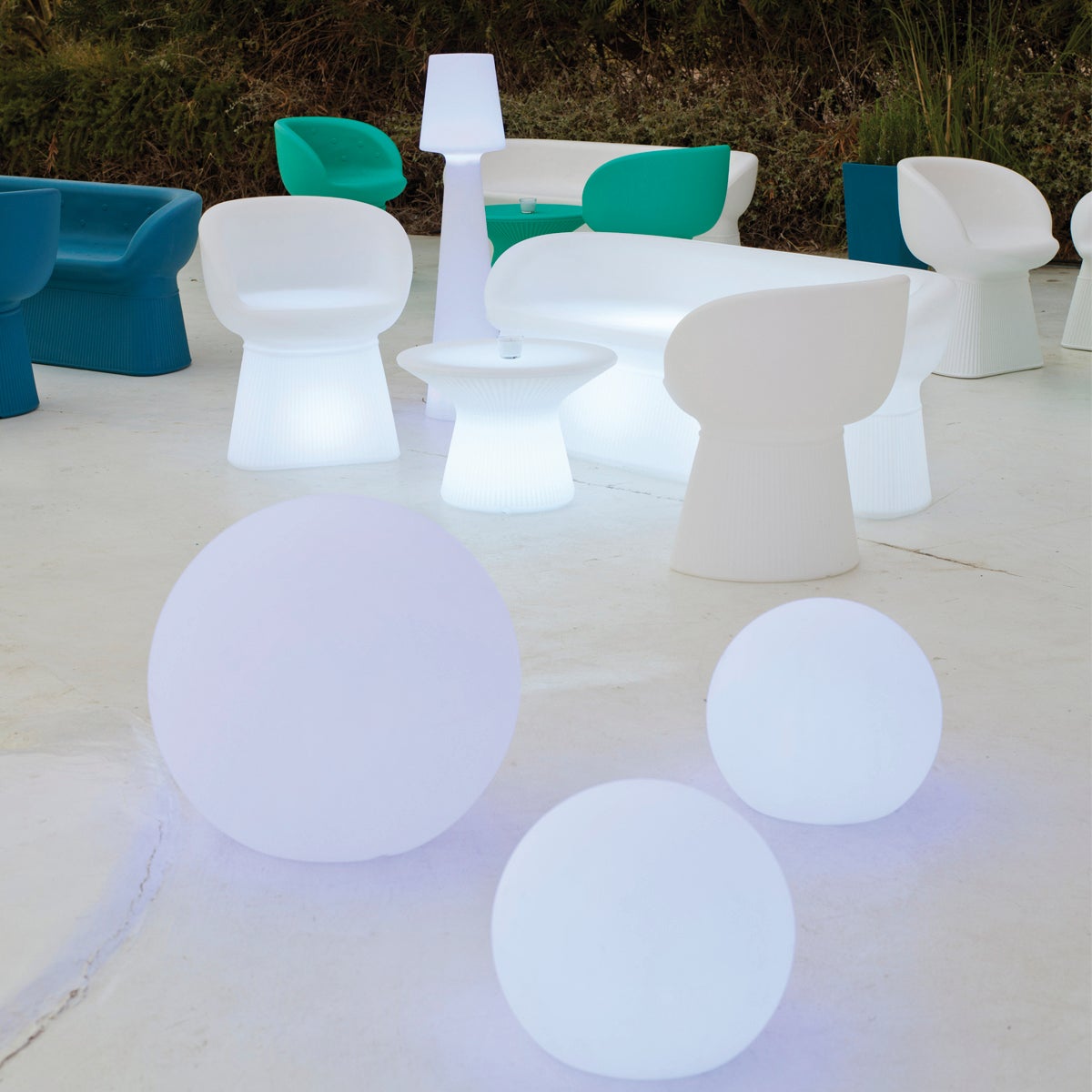 Lampada da esterno Buly H 55 cm, in polietilene E27 NEWGARDEN - 8