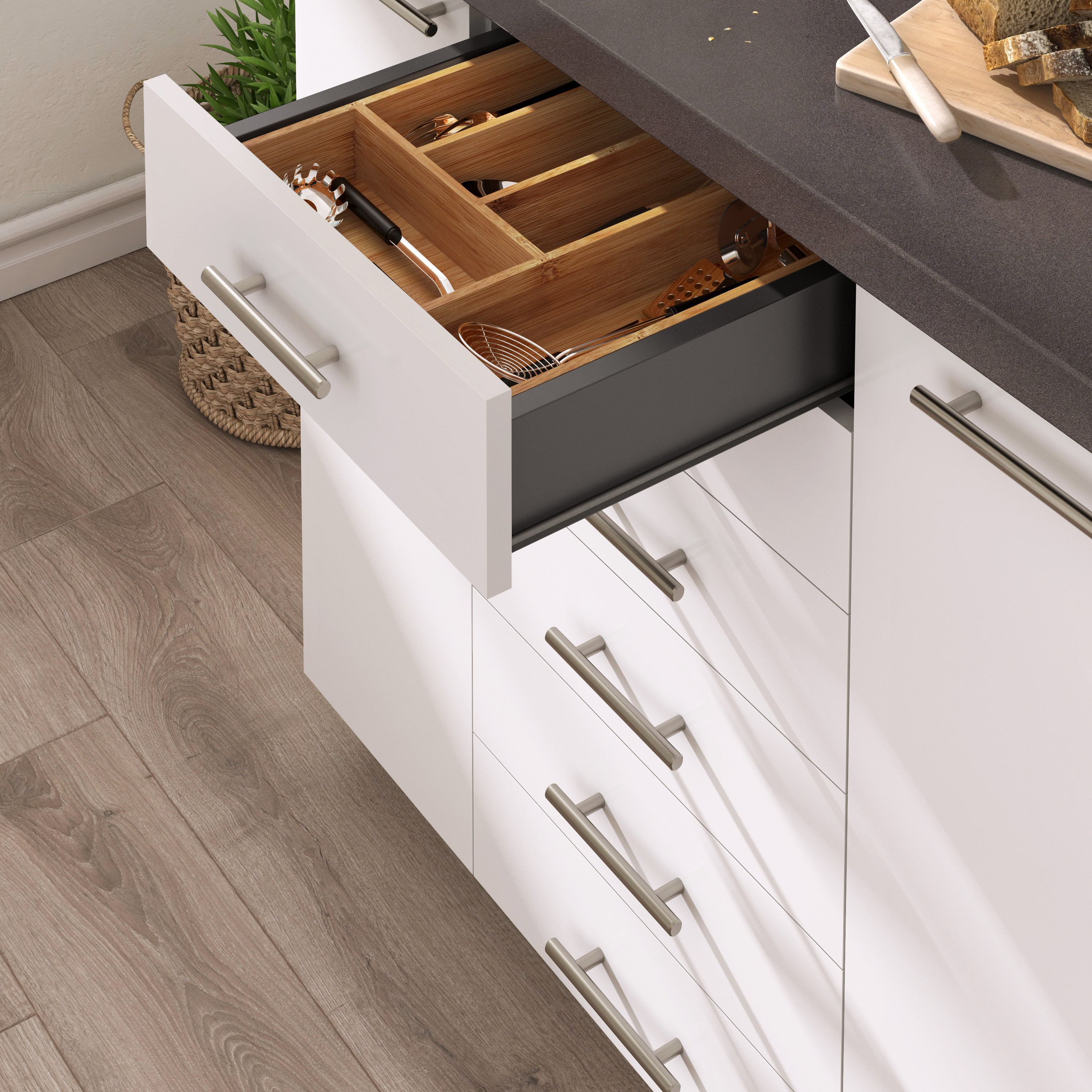 Kit interior de gaveta DELINIA 45CM - 10
