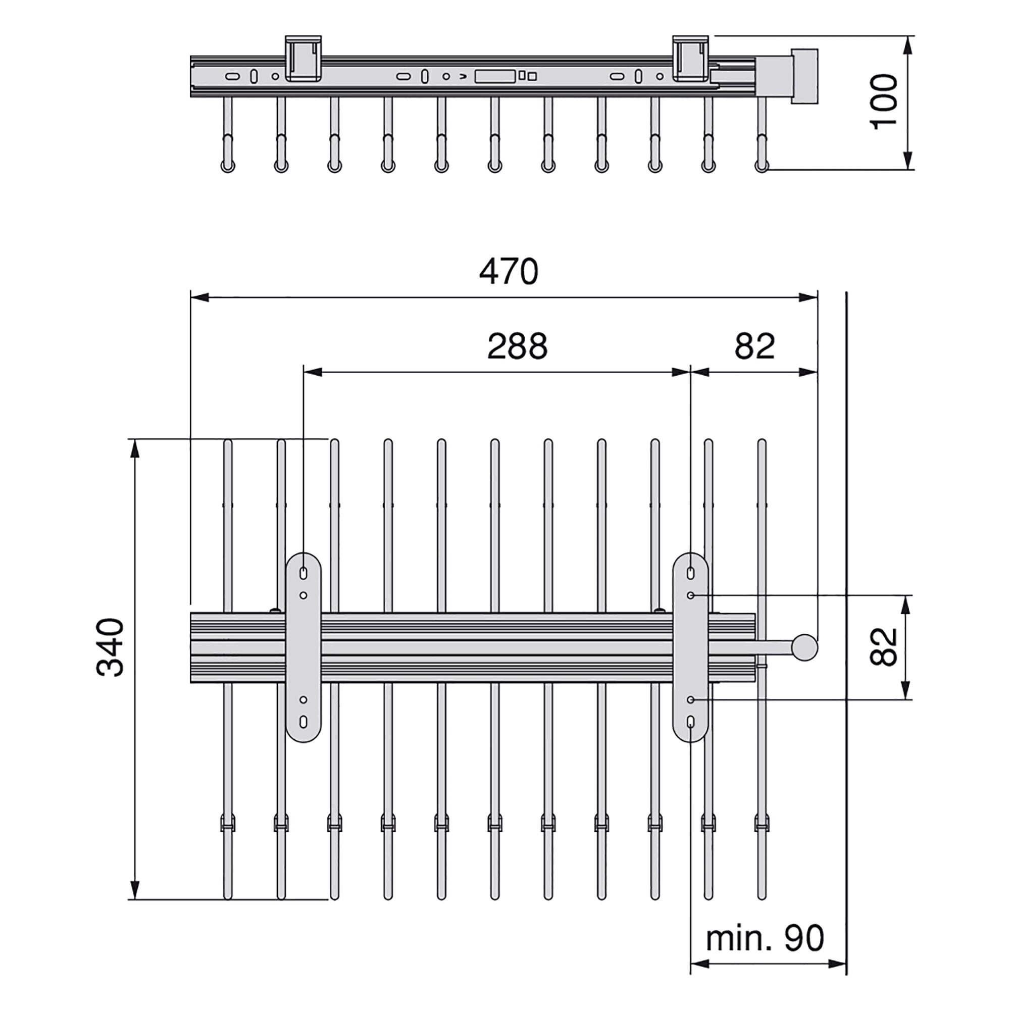 Pantalonero extraible EMUCA 11P 34x47cm (anchoxfondo) - 6