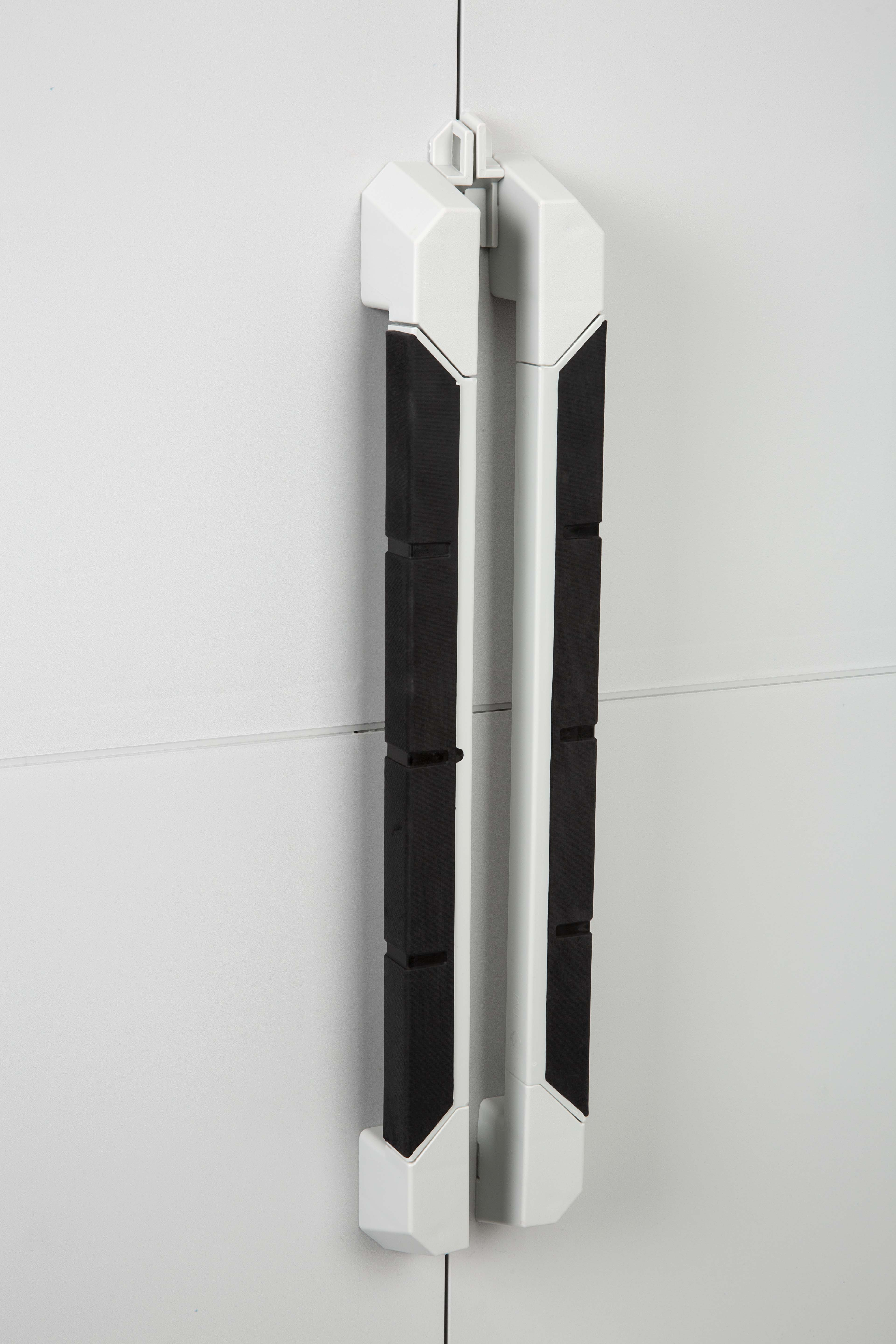 Armário em PVC alto exterior cinza 2 portas 185x78x44 cm Transforming - 8