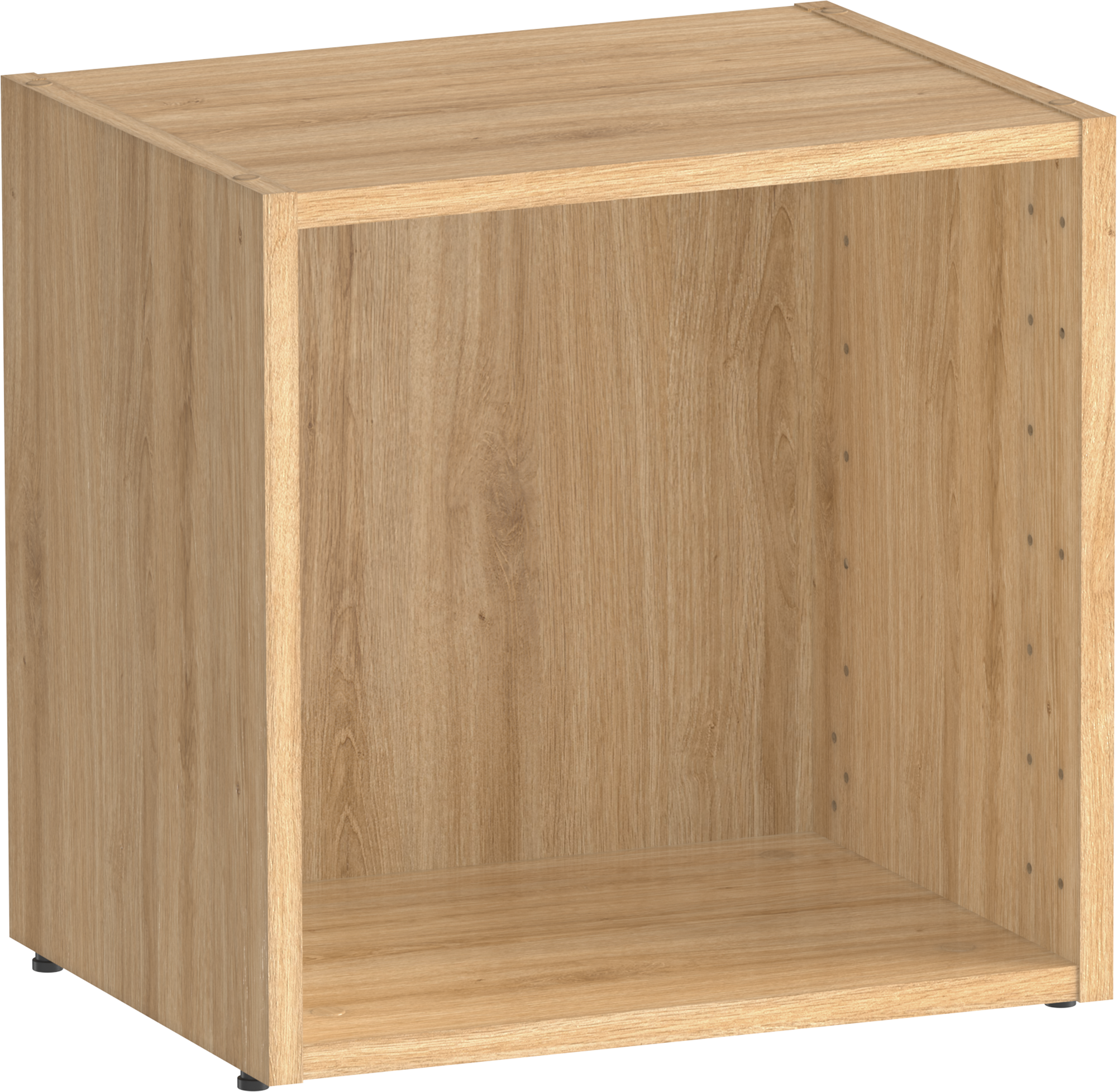Librería estantería spaceo home roble 40x40x30 cm