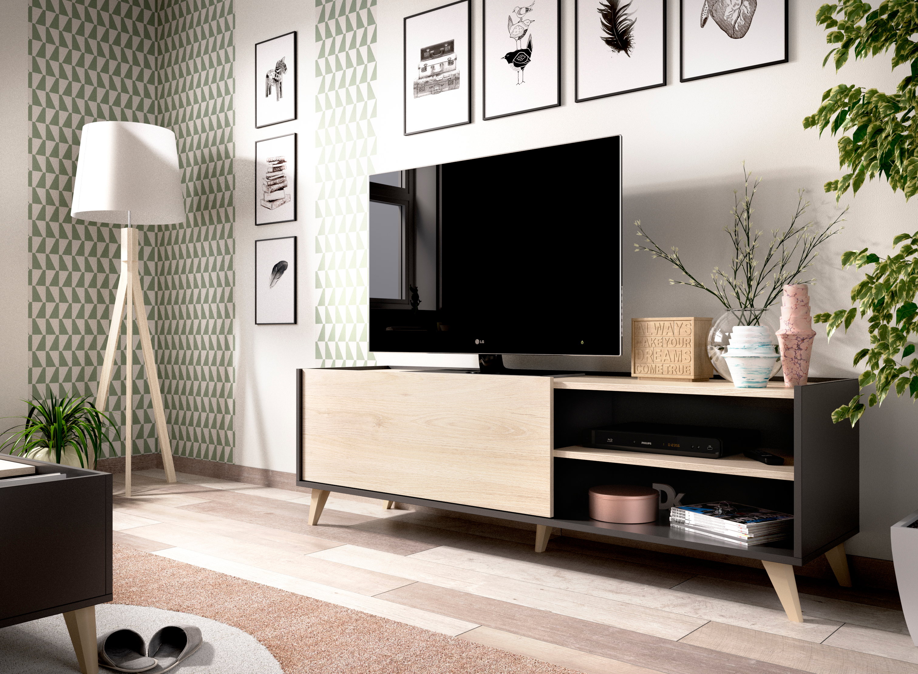 Mueble TV Piero - muebles polque - venta online - tienda muebles